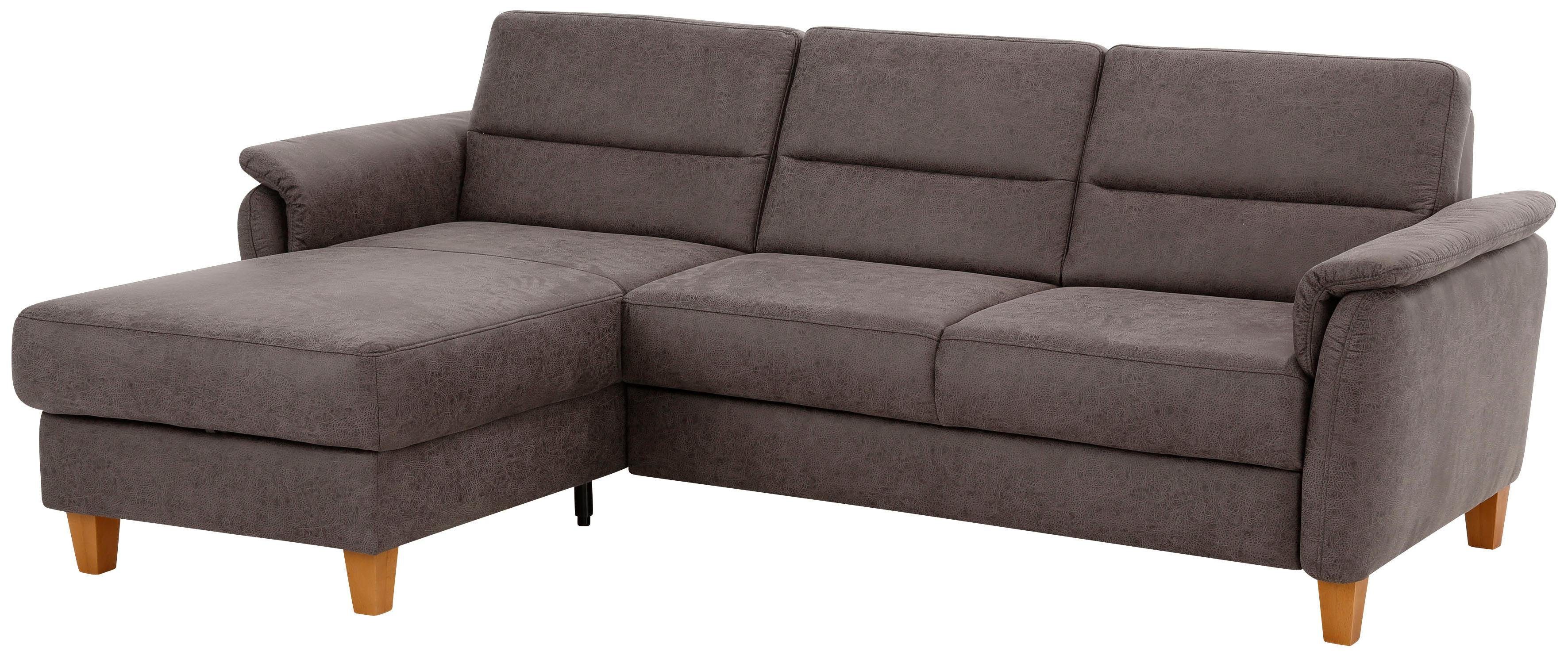 Home affaire Ecksofa Palmera L-Form, Federkern, günstig online kaufen
