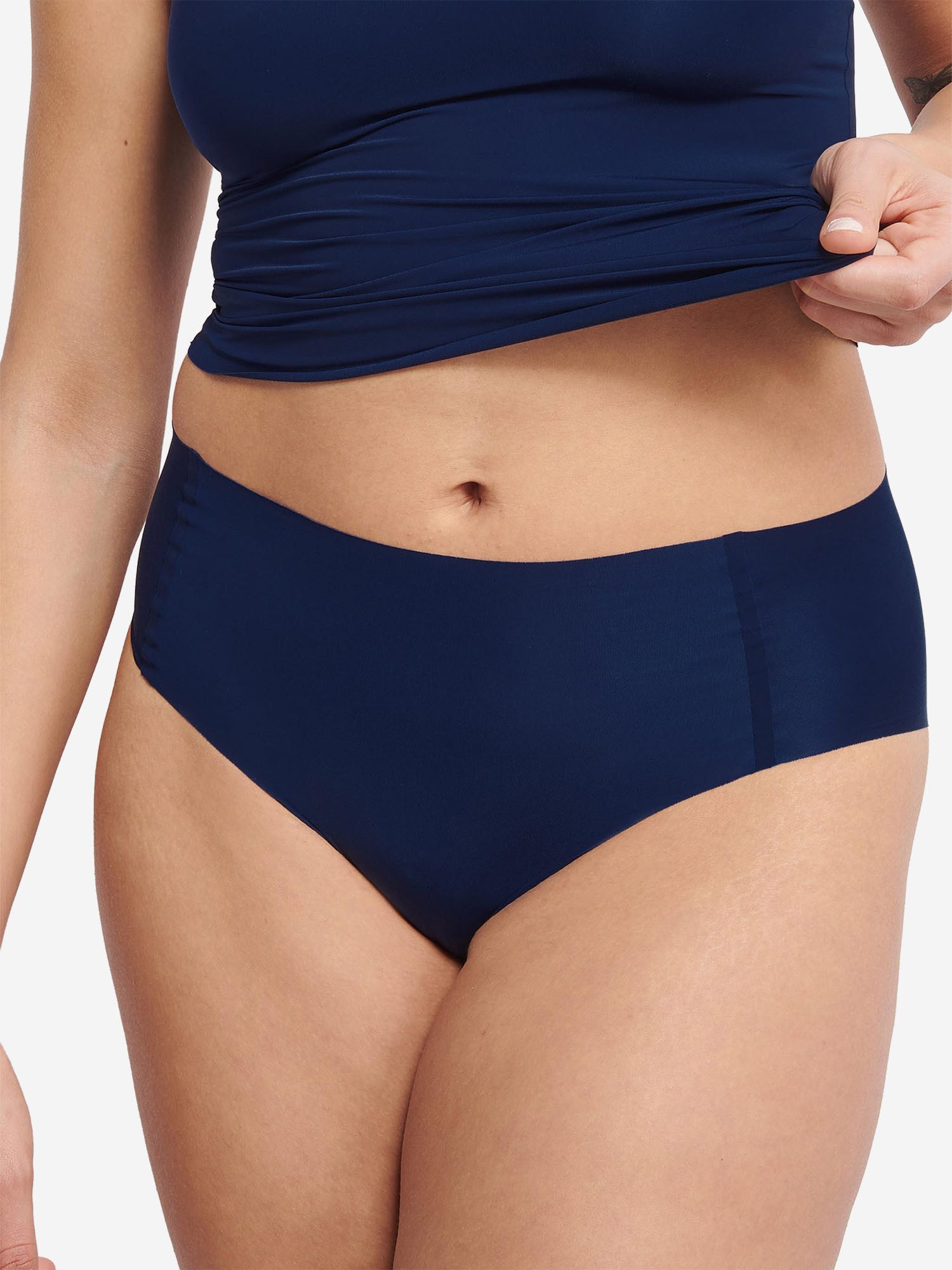 sloggi Maxislip Blue ZERO Feel 2.0 Hoher Slip, Taillenslip, High Waist Slip