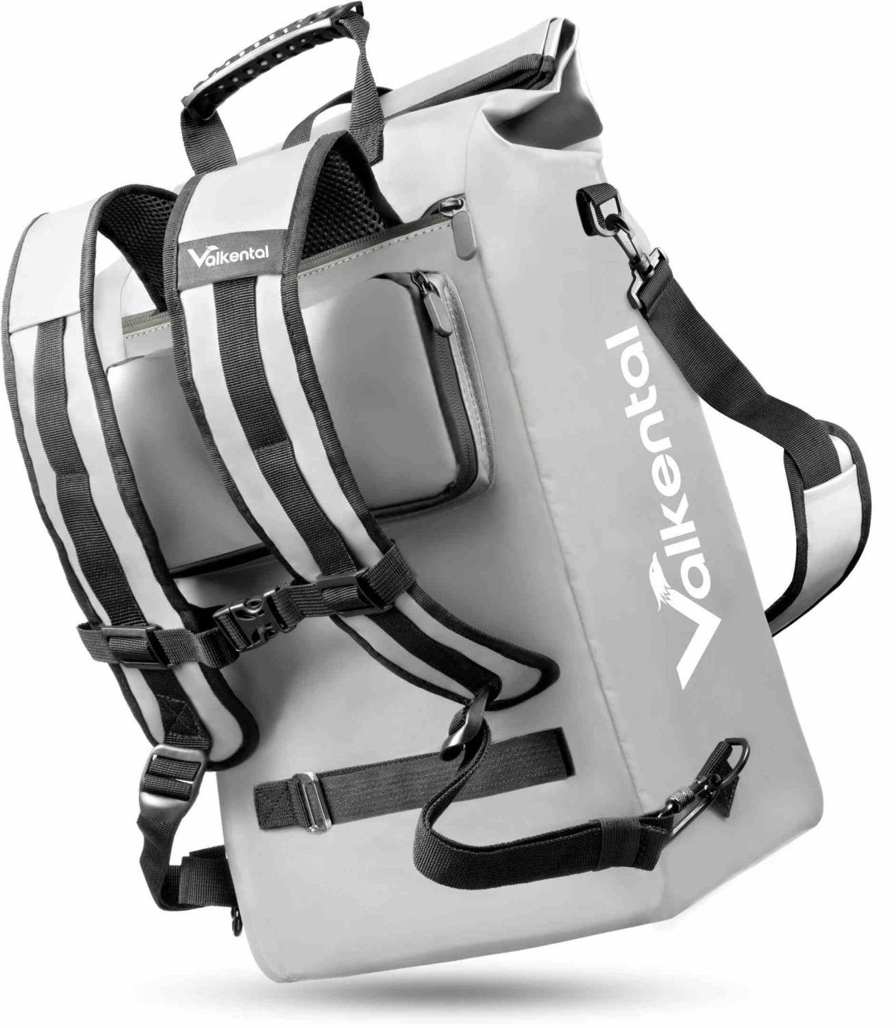 Valkental Fahrradtasche Valkental ValkOne 3in1 Fahrradtasche - Grau/Reflektierend
