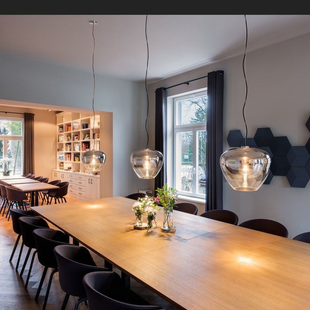 SLV Pendelleuchte Pendelleuchte Pantilo Convex in Chrom E27 400mm