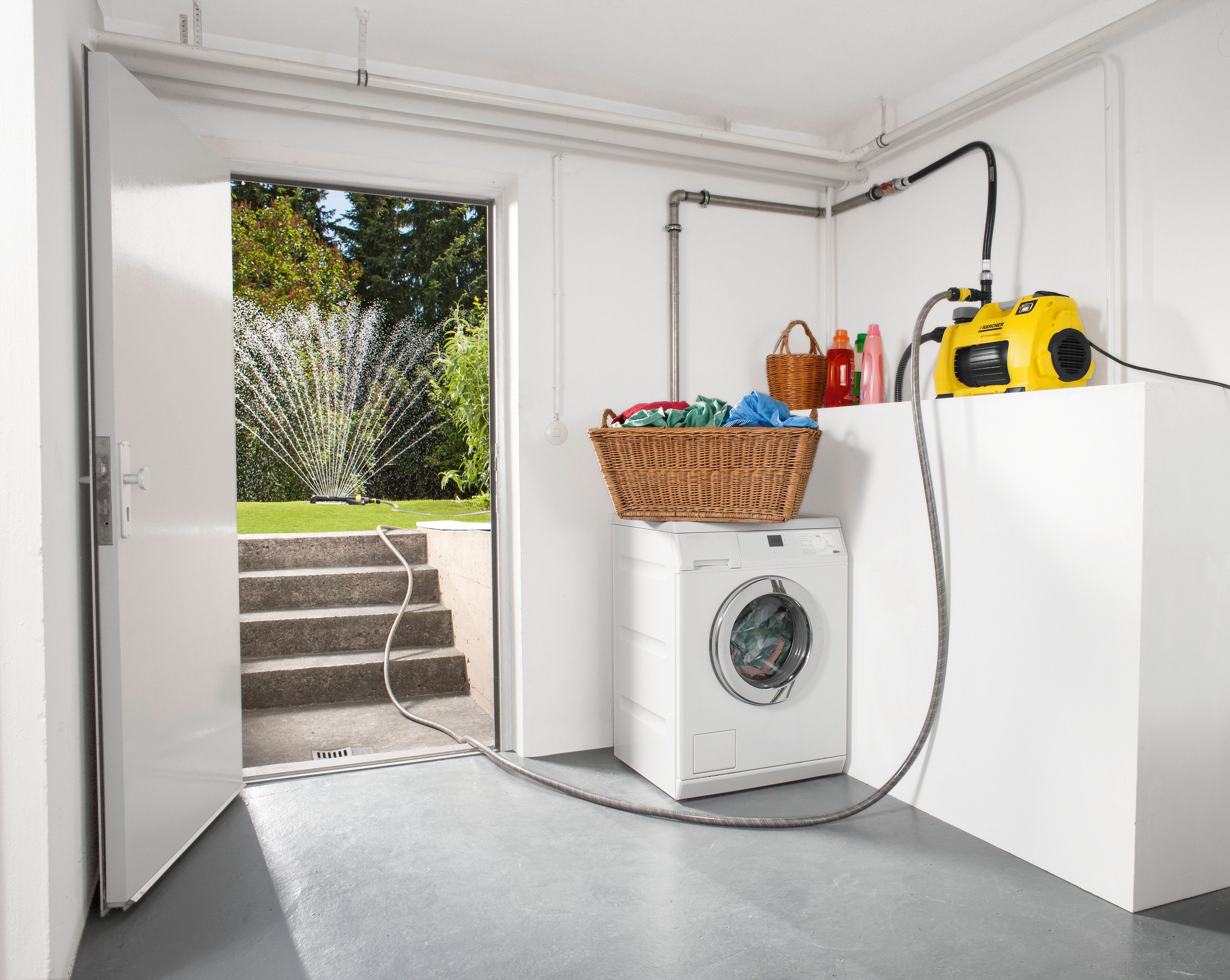 KÄRCHER Gartenpumpe BP 3 HOME & GARDEN, Automatik-Start/Stopp-Funktion