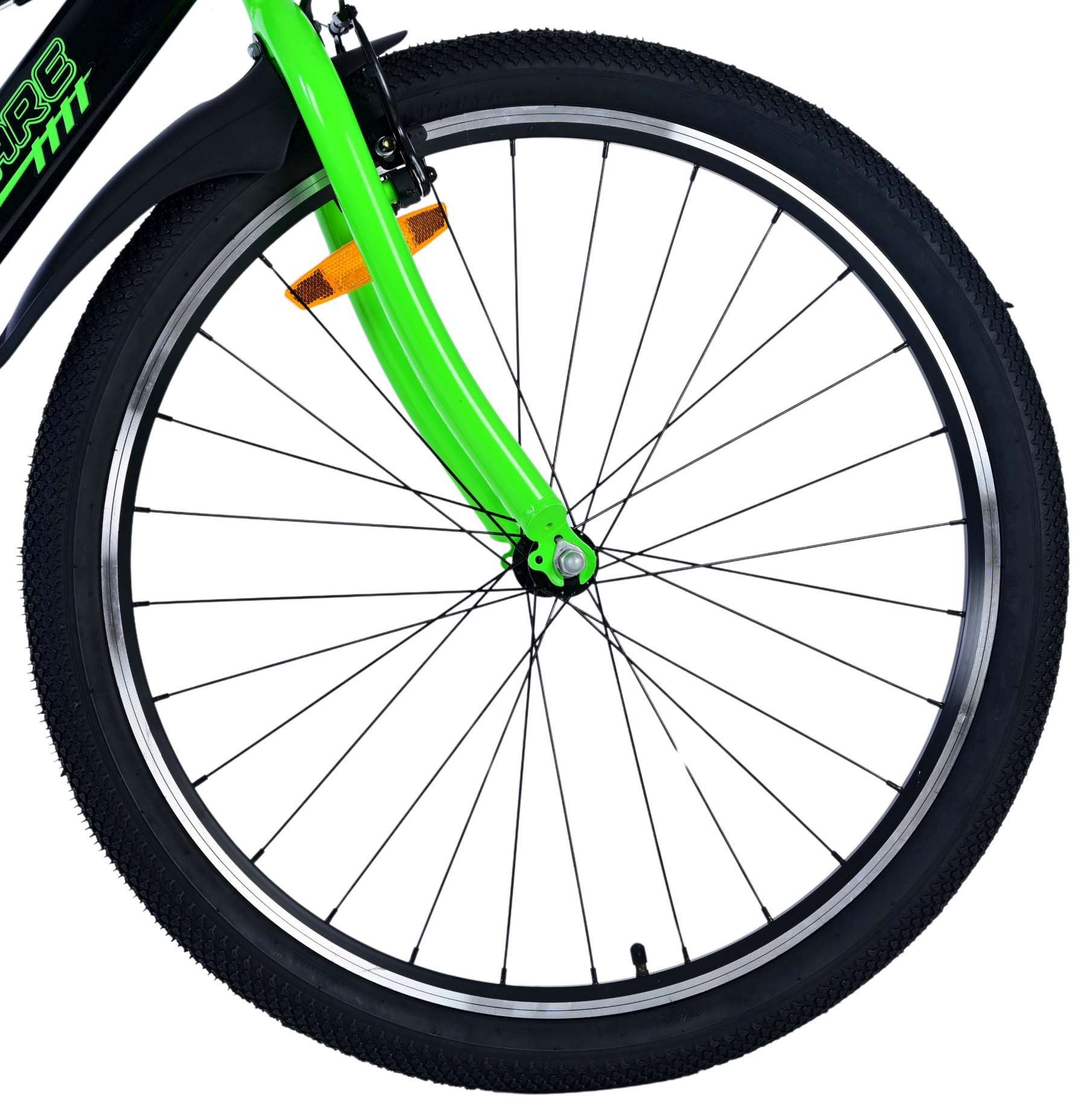 Volare Kinderfahrrad Volare Sportivo Kinderfahrrad für Jungen - 26 Zoll in Grün – Bremsen, Das Fahrrad hat einen stabilen Metallrahmen