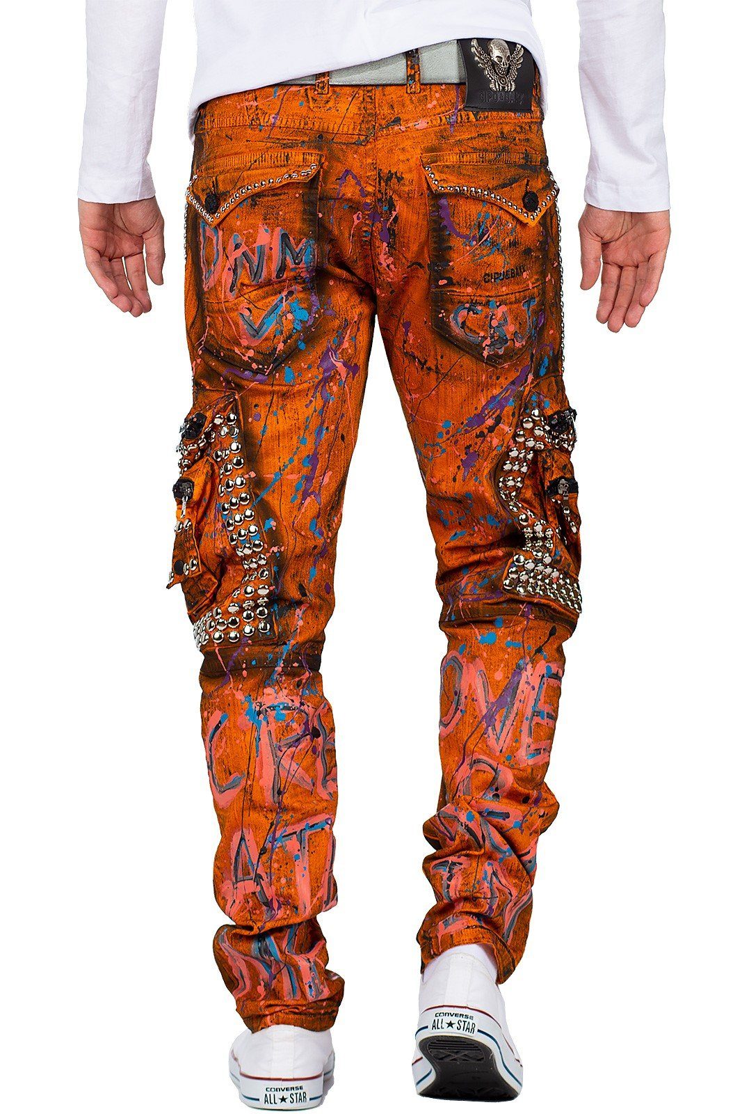 Cipo & Baxx 5-Pocket-Jeans Biker Hose günstig online kaufen