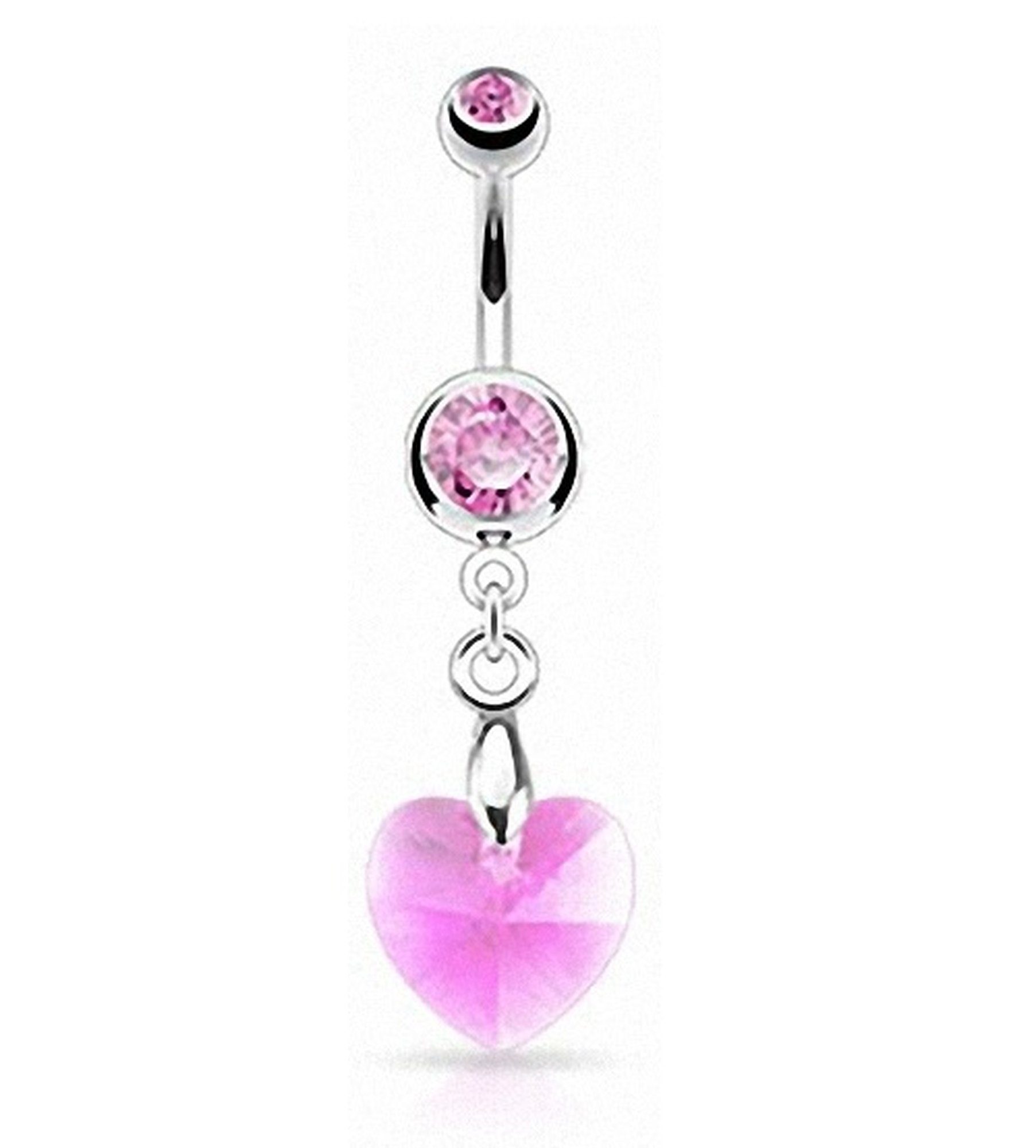 Taffstyle Bauchnabelpiercing Bauch Piercing Chirurgenstahl Kristall günstig online kaufen