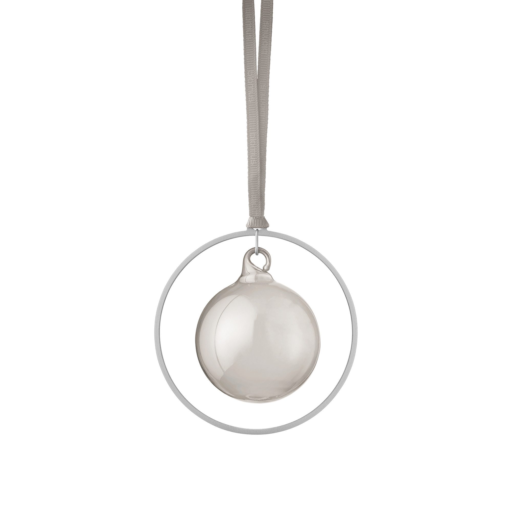 blomus Christbaumschmuck -KITAI- Edler Weihnachtsschmuck im 4er Set: Skandinavische Eleganz (4-tlg), Designer, Weihnachten, 4er Set, Mundgeblasen, Glaskugel, Messing, Satinband