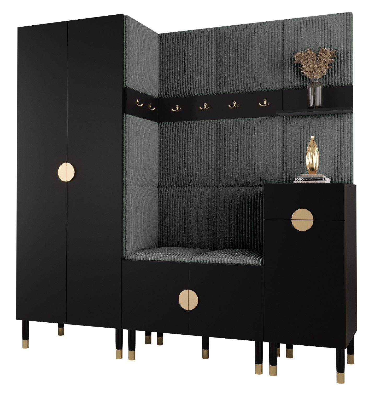 ABIKS MÖBEL Kompaktgarderobe PALERMO Set 1 günstig online kaufen