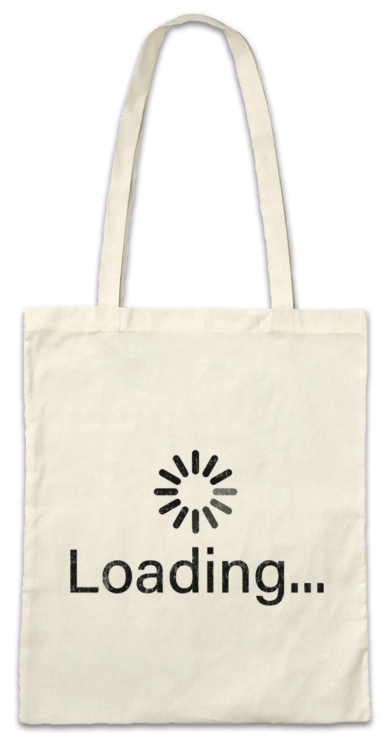 Beuteltasche Loading Symbol Stofftasche Informatiker Programmierer PC Informatik IT