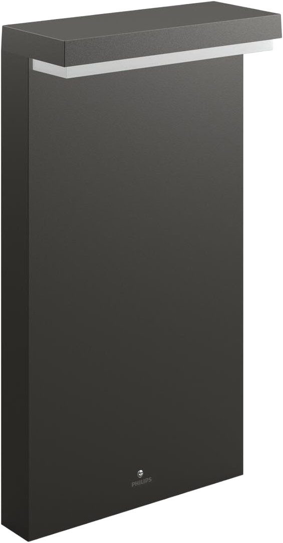 Philips Hue LED Sockelleuchte Outdoor A-Label Bustan Sockel UE 3,8W 27K, LED fest integriert