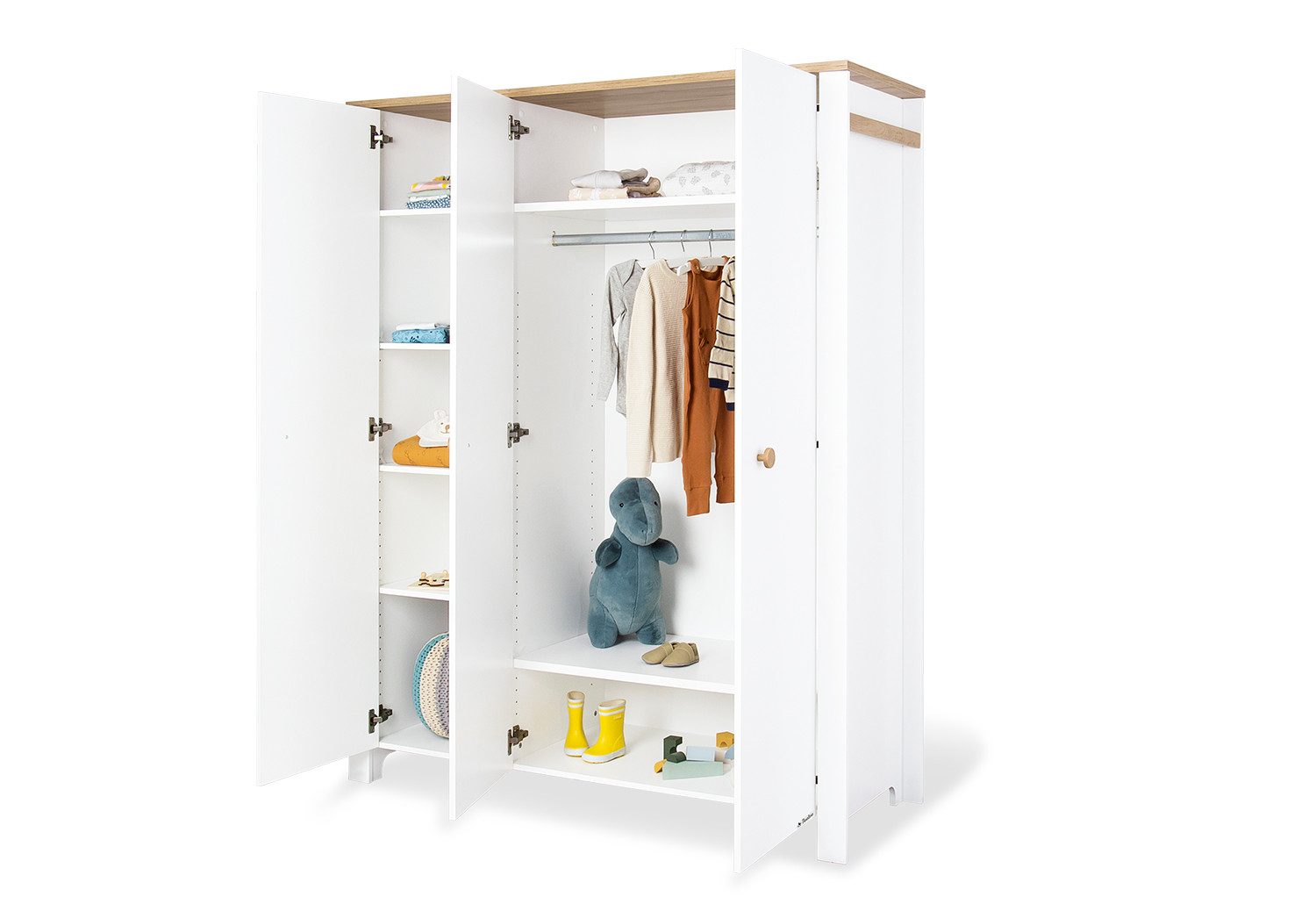 Pinolino® Kinderkleiderschrank Kleiderschrank 'Lova' groß