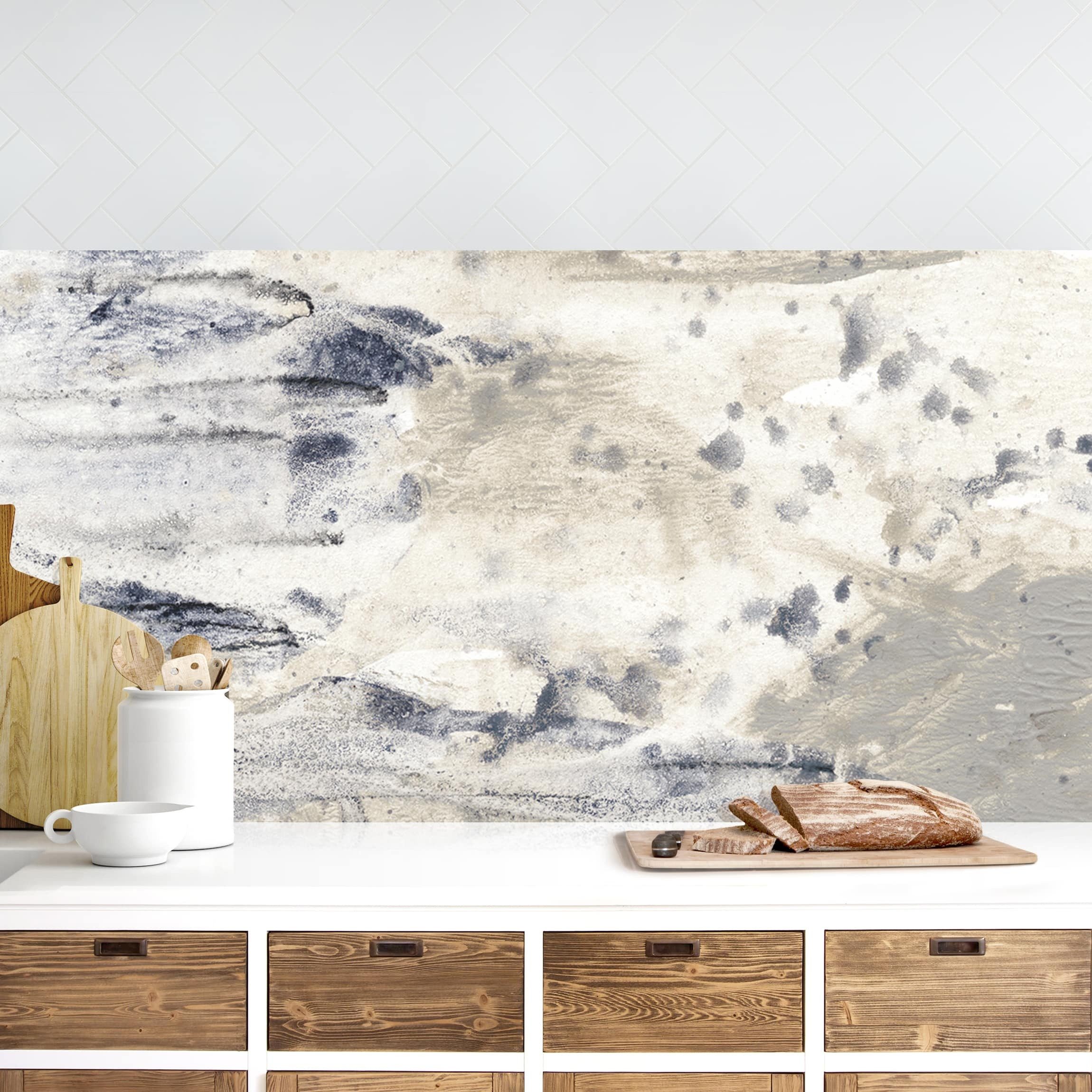 Küchenrückwand selbstklebend grau originell Abstrakt