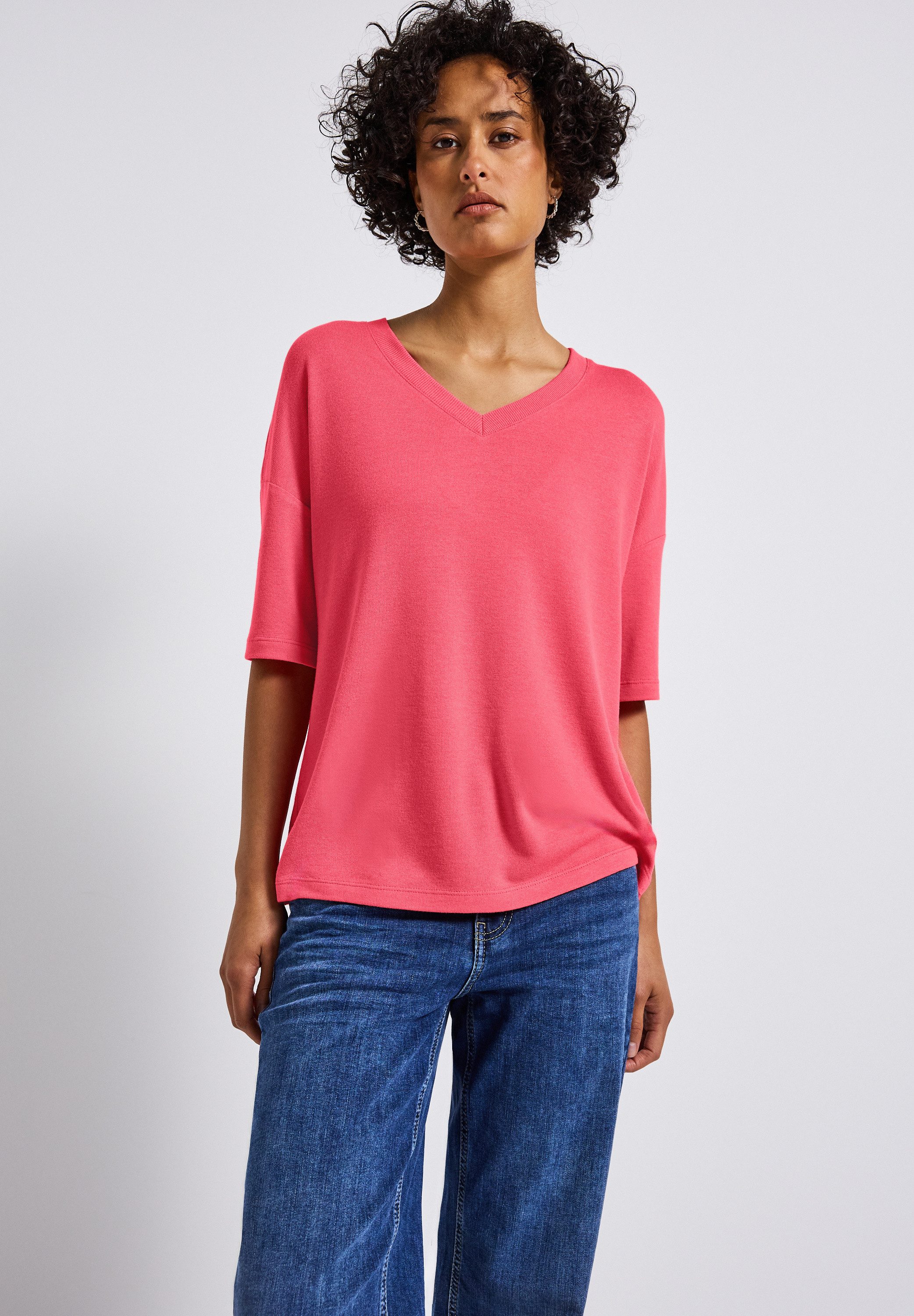 STREET ONE T-Shirt aus softer Viskose günstig online kaufen