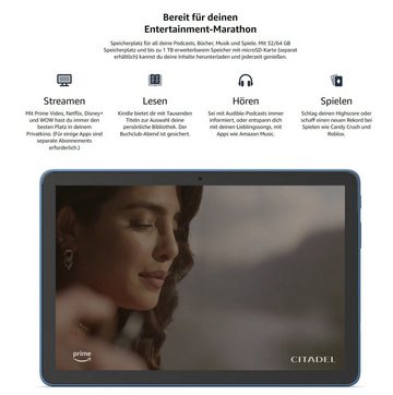 Amazon Fire HD 10-Tablet (2023), brillantes 10,1-Zoll-Full-HD-Display Tablet (10", 64 GB, ohne Werbung, 5G, Octa-Core-Prozessor, 3 GB RAM, 13 Stunden Akkulaufzeit, 64 GB, Tablett)