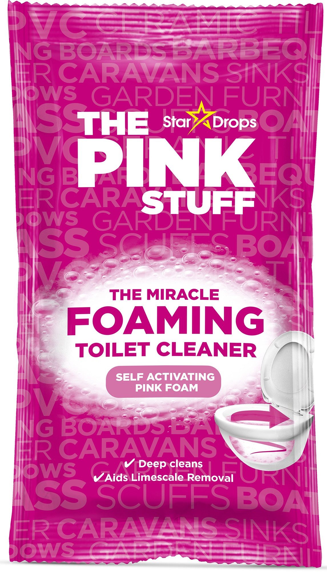 The Pink Stuff The Pink Stuff Miracle Foaming Toilet Cleaner WC-Reiniger (3-St)