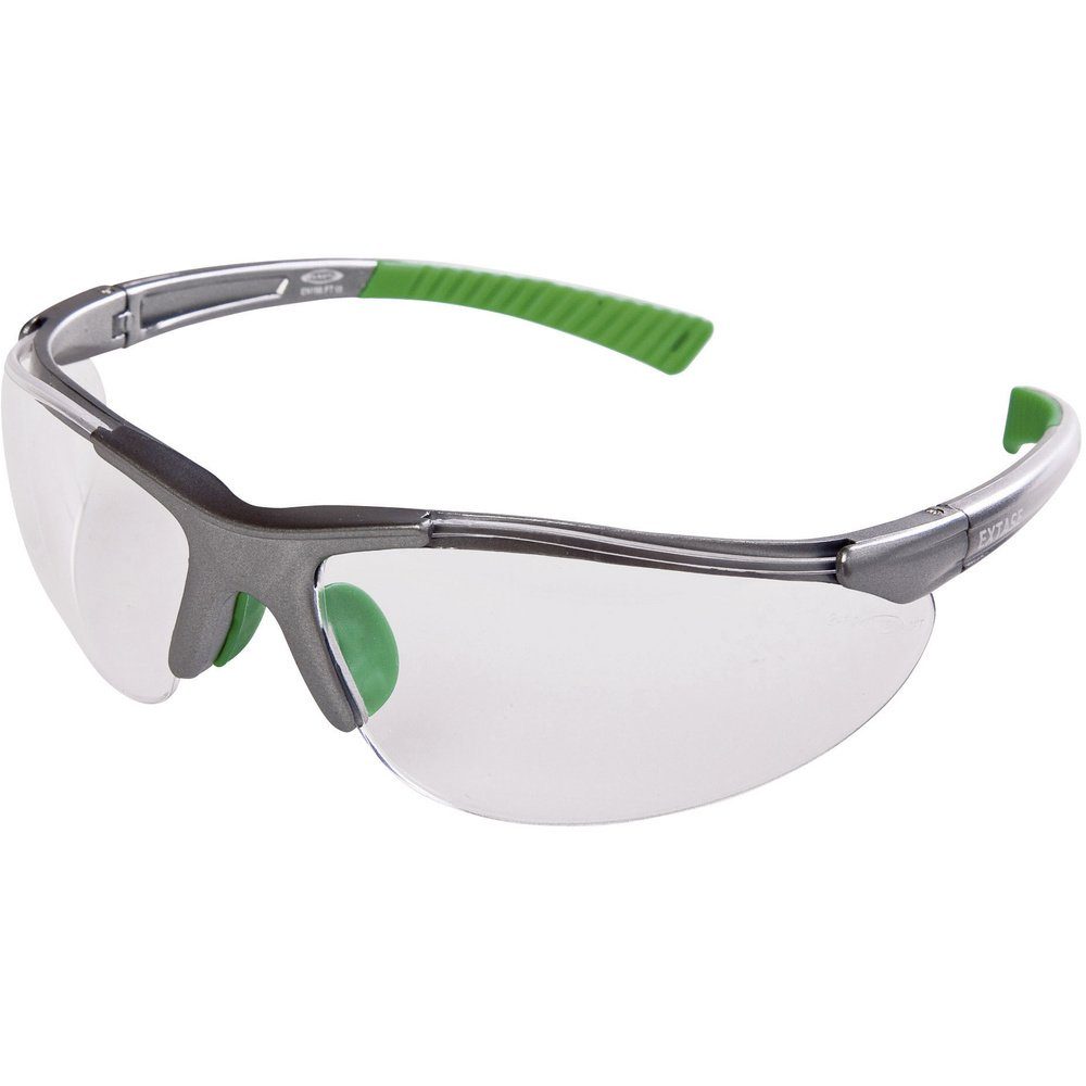 Arbeitsschutzbrille Ekastu 277 373 Schutzbrille Grau, Grün EN 166-1 DIN 166-1