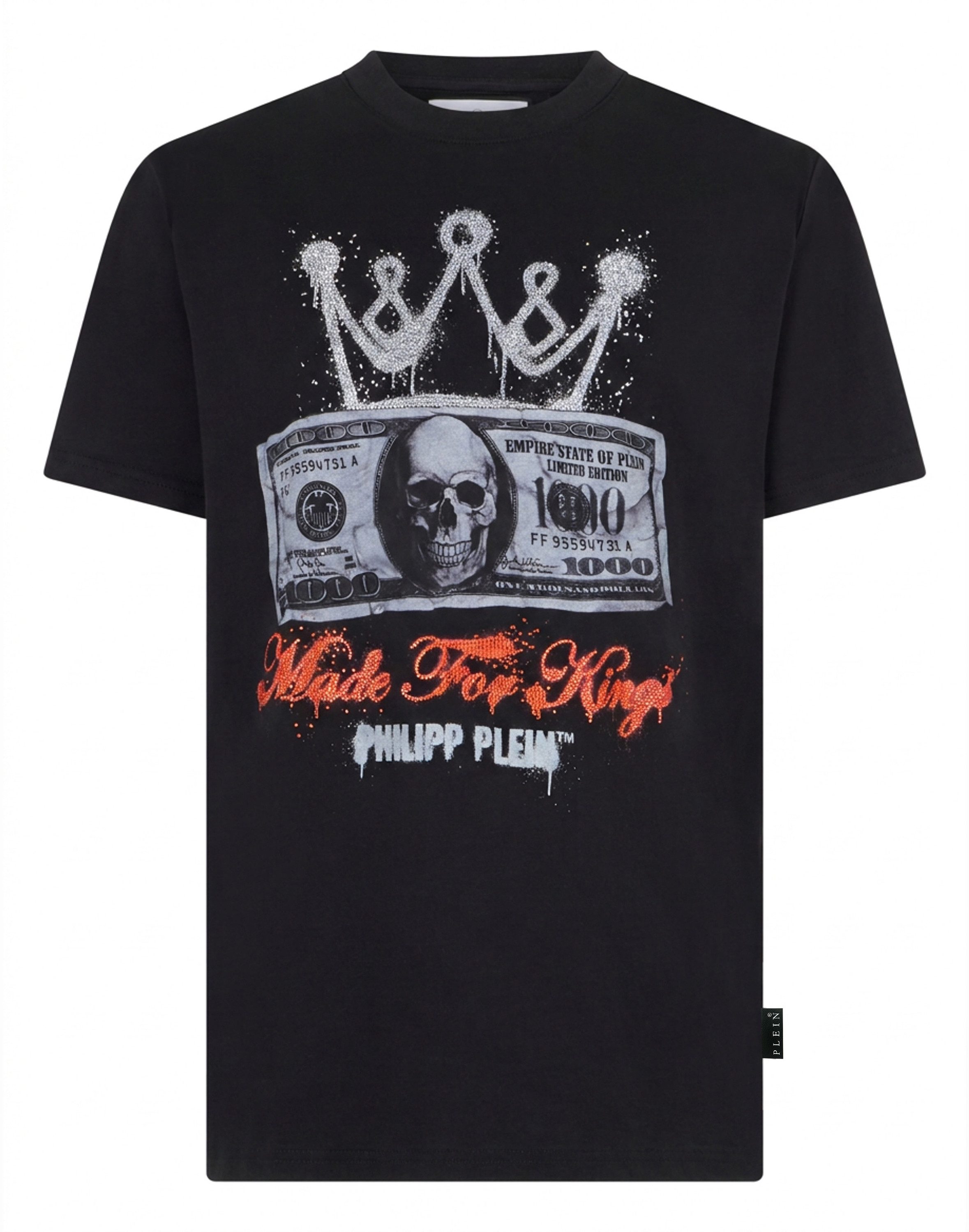 PHILIPP PLEIN T-Shirt Kurzarm-Rundhals-T-Shirt
