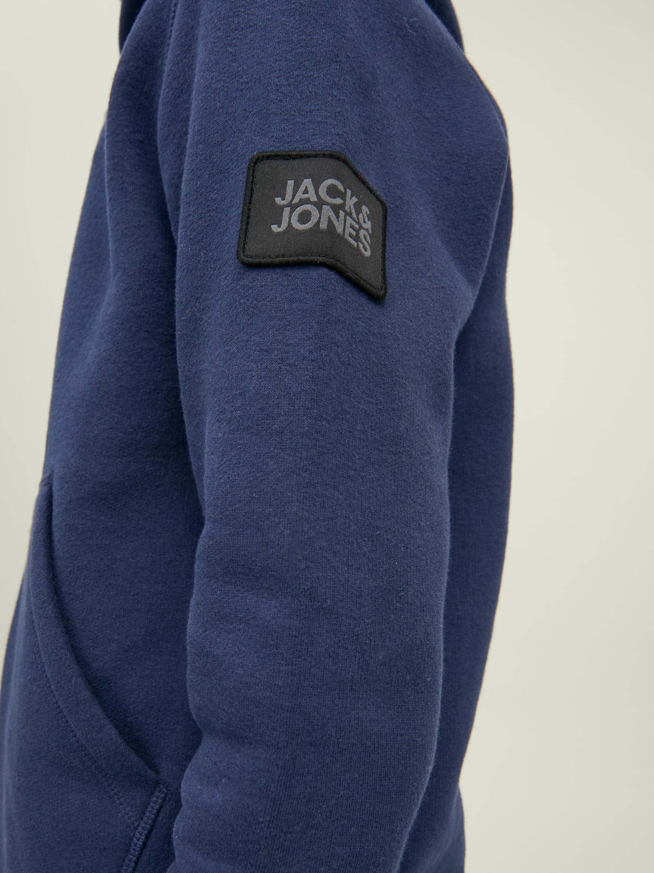 Jack Jones Junior & Dunkelblau (1-tlg) Weiteres Detail Sweatshirt