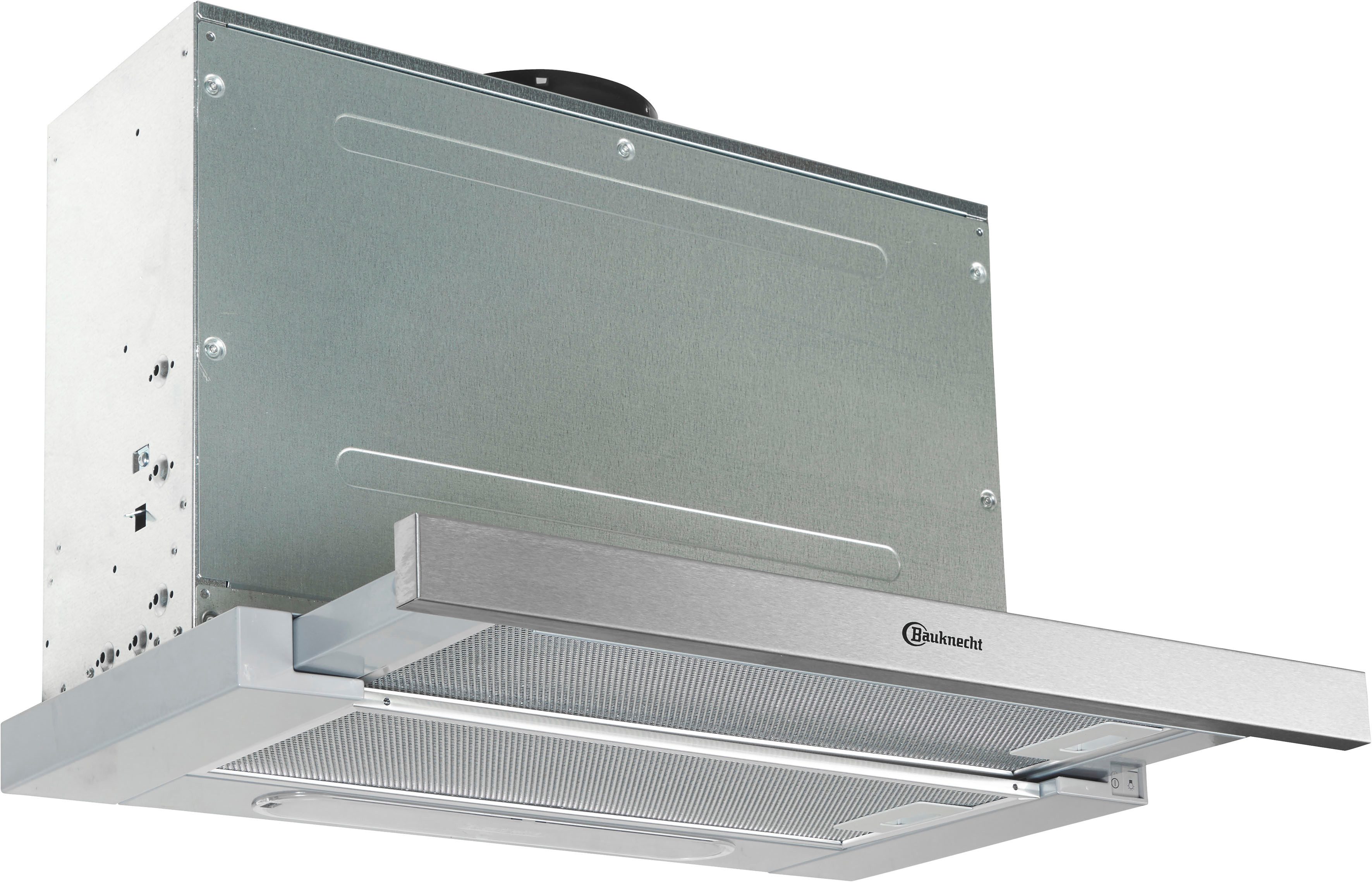 BAUKNECHT Flachschirmhaube DBAH 65 LM X DBAH 65 LM X, 3 Gebläsestufen und LED-Beleuchtung