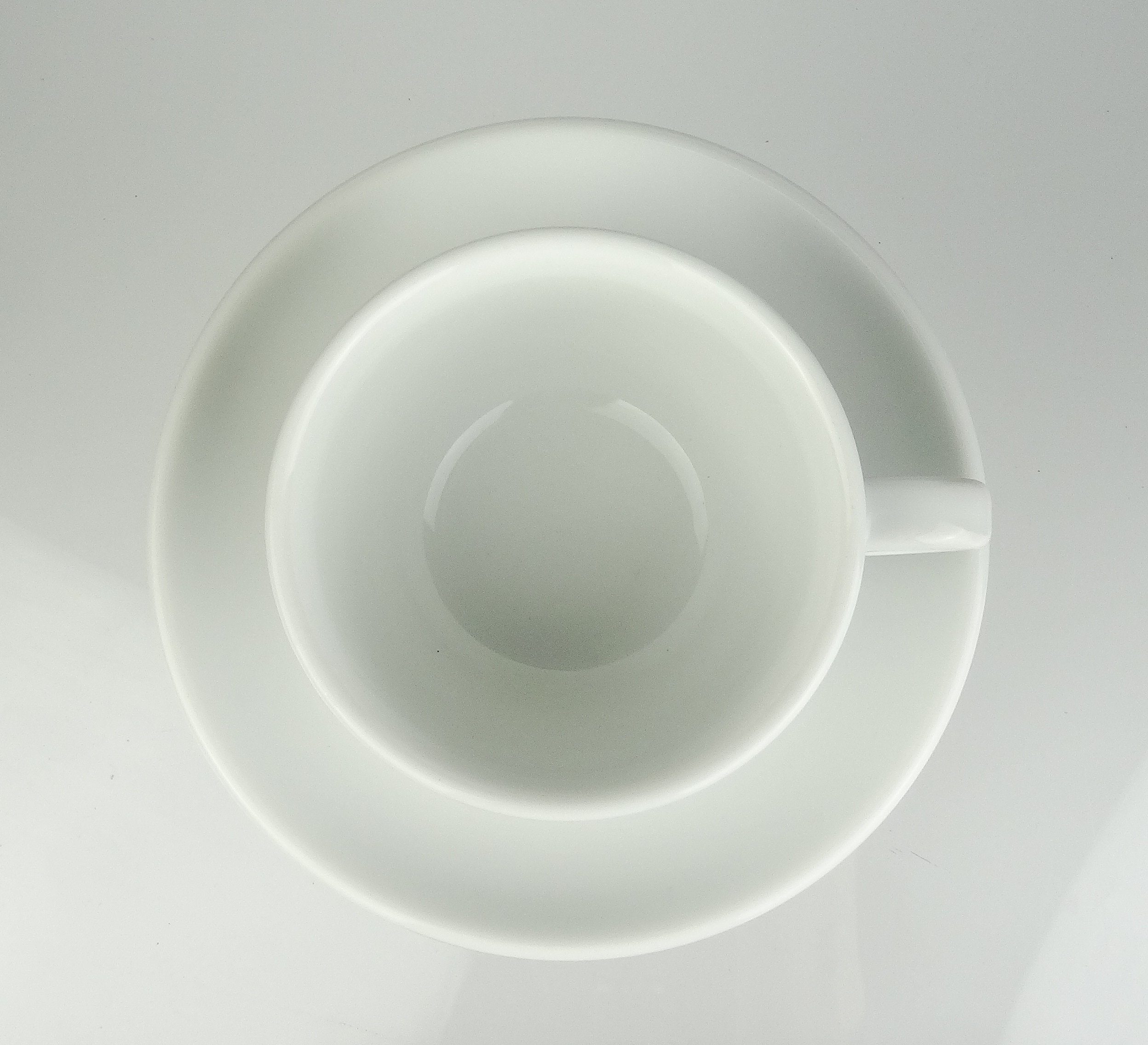 Ancap Cappuccinotasse dickwandig, weiss, Made in Italy, 180 ml, 2-tlg., Porzellan