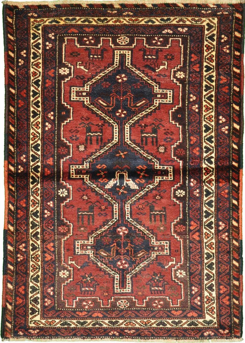 Orientteppich Trading, 114x163 Orientteppich / Shiraz rechteckig, Nain mm Perserteppich, 10 Höhe: Handgeknüpfter