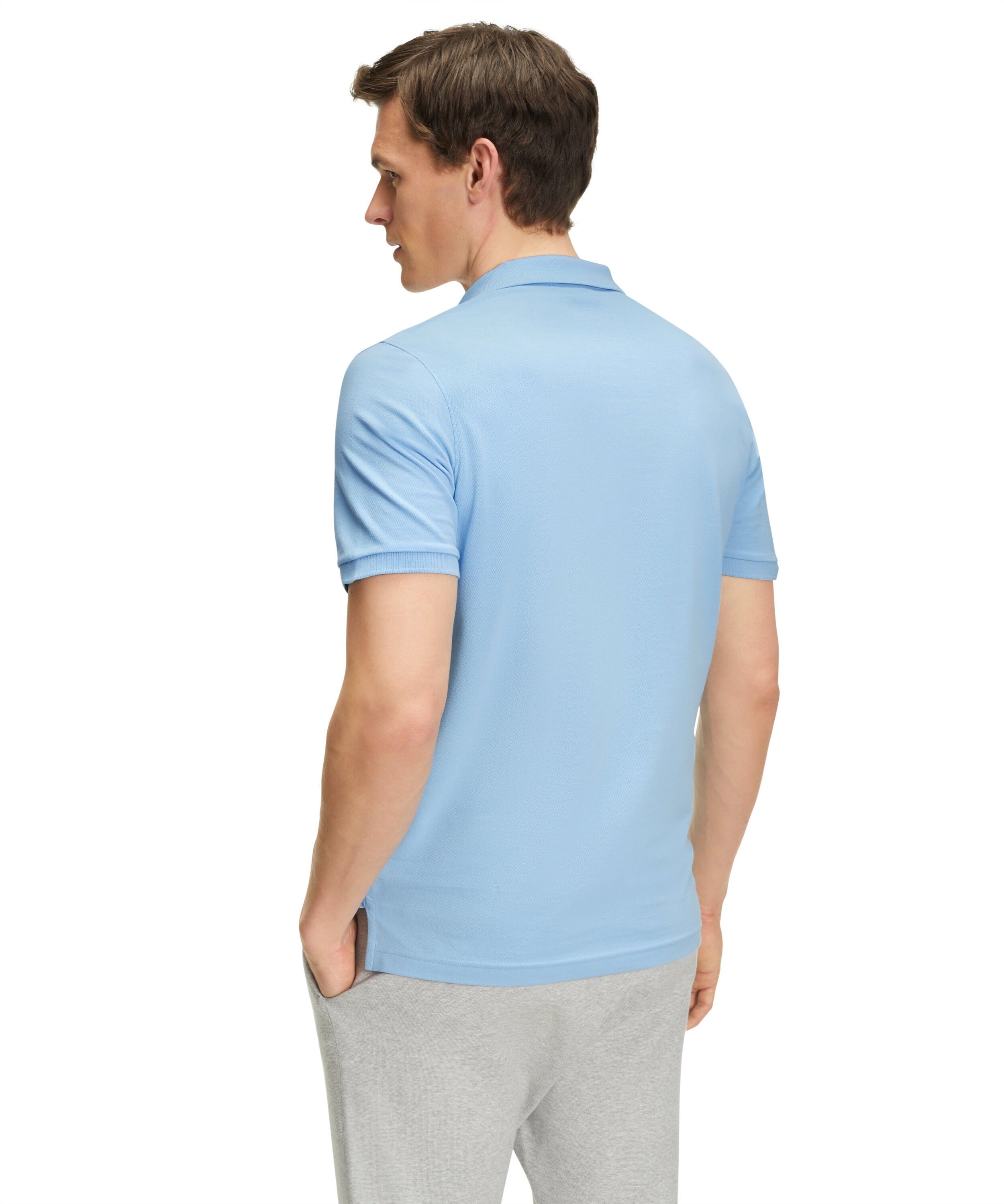 FALKE Poloshirt sky blue aus (6807) hochwertiger Pima-Baumwolle