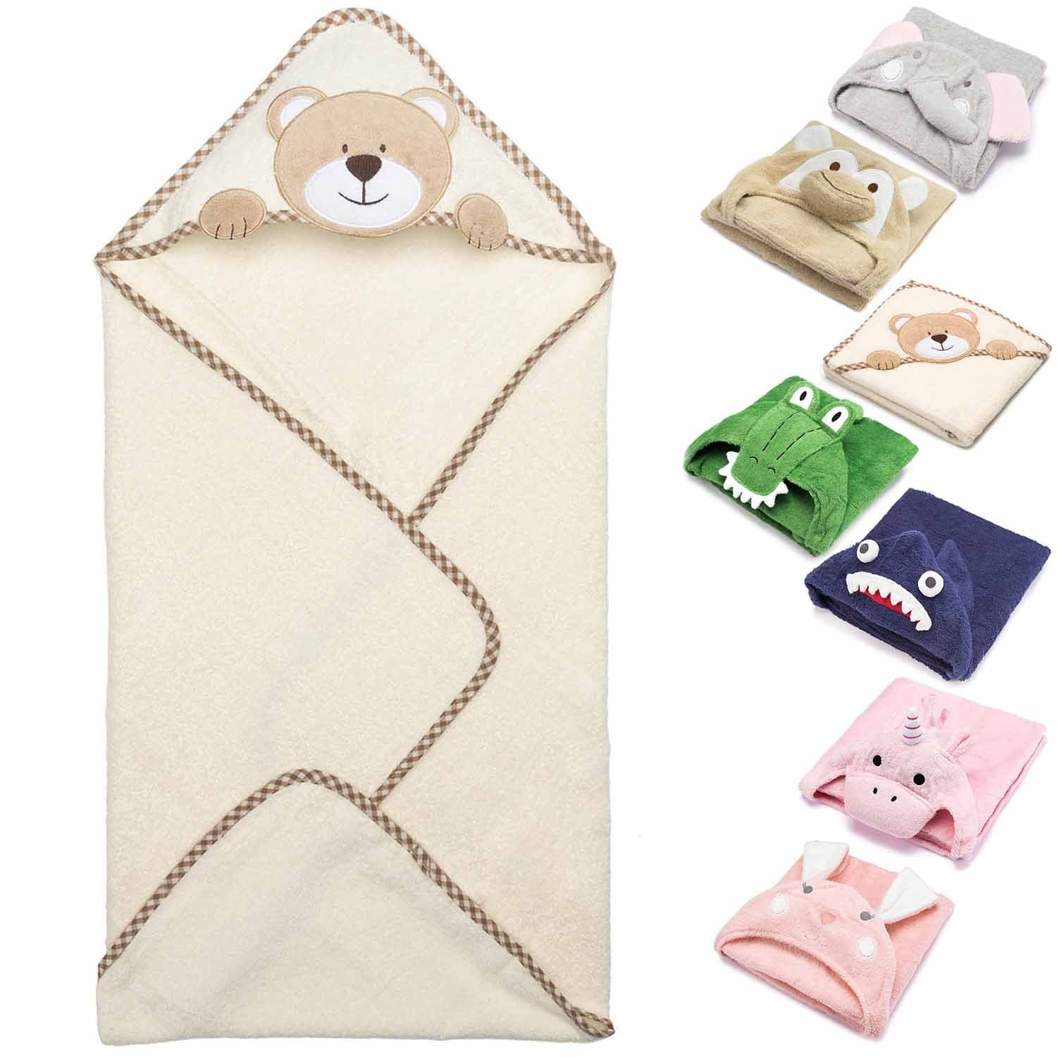 all Kids United Kapuzenhandtuch Babyhandtuch mit Kapuze, Baby Baumwoll Badetuch Bade-poncho