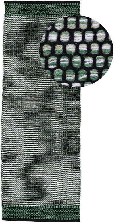 Läufer »Kelim Mia«, carpetfine, rechteckig, Höhe 6 mm, Baumwolle Wendeteppich