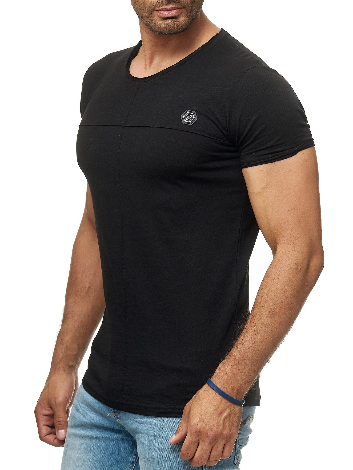 RedBridge T-Shirt Red Bridge Herren T-Shirt Kurzarm Shirt Ziernähte günstig online kaufen