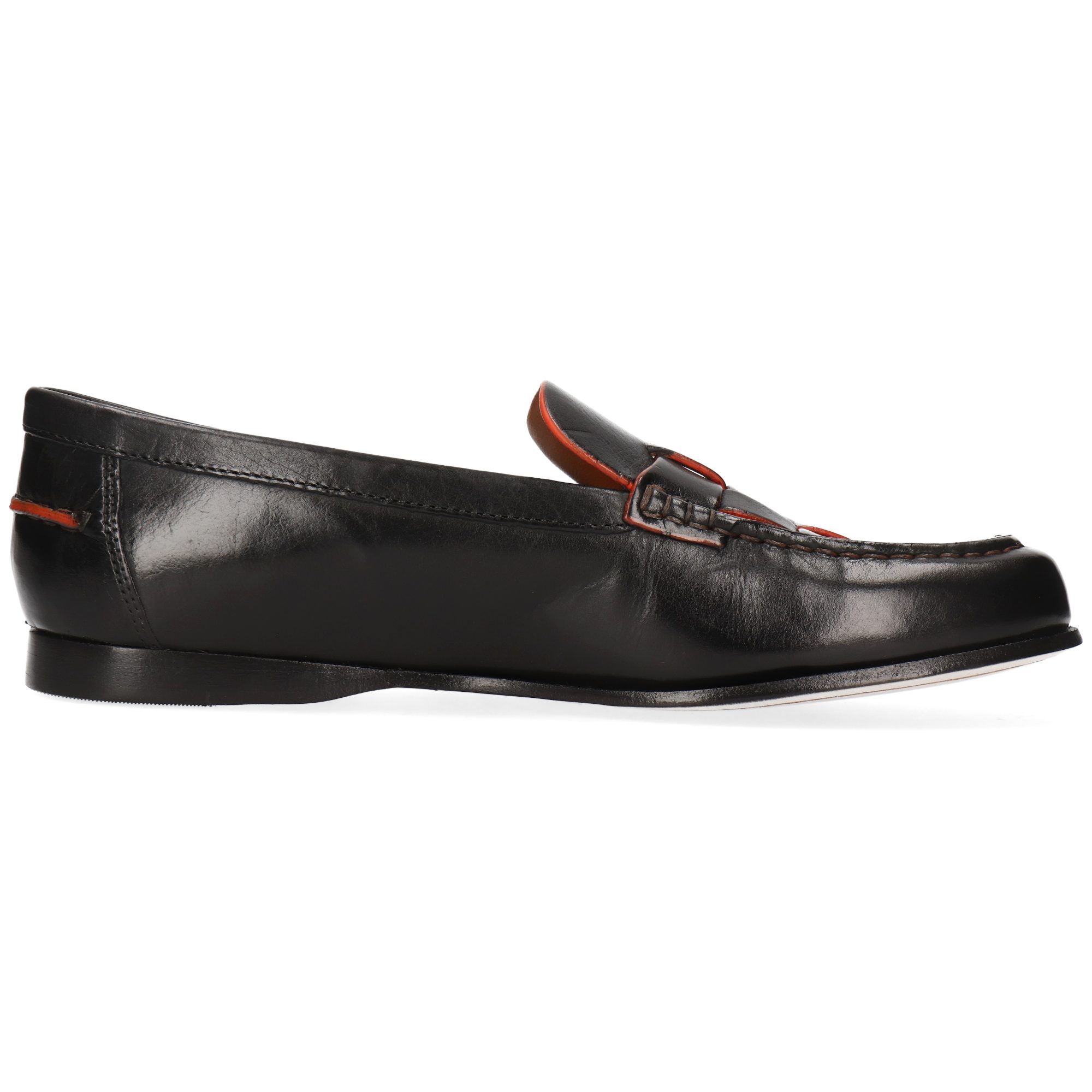 Melvin & Hamilton Julietta 4 Leder-Geflochtene Schuhe für Damen Loafer Flache Absätze, Echtes Leder, Vegetabile Gerbung