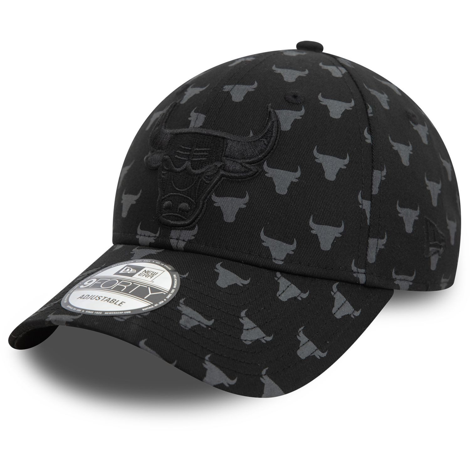 New Era Baseball Cap 9Forty Strapback MONOGRAM Chicago Bulls