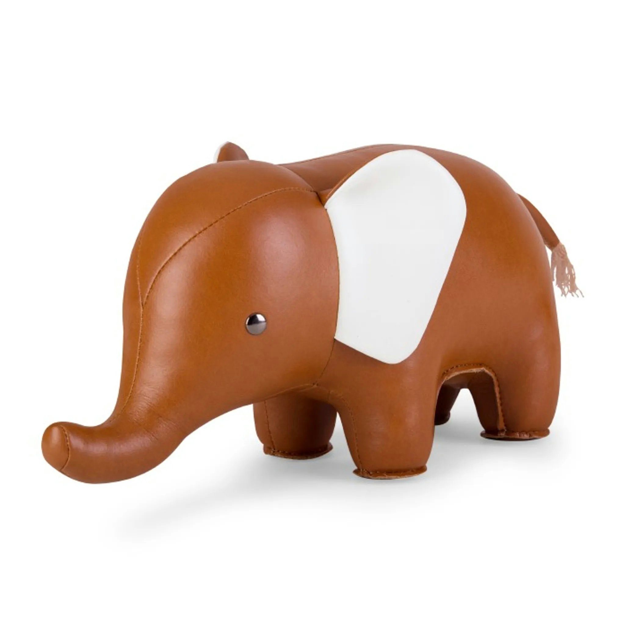 Züny Türstopper Zuny Classic, Buchstütze, 1 kg, Elefant, Hellbraun & Weiß
