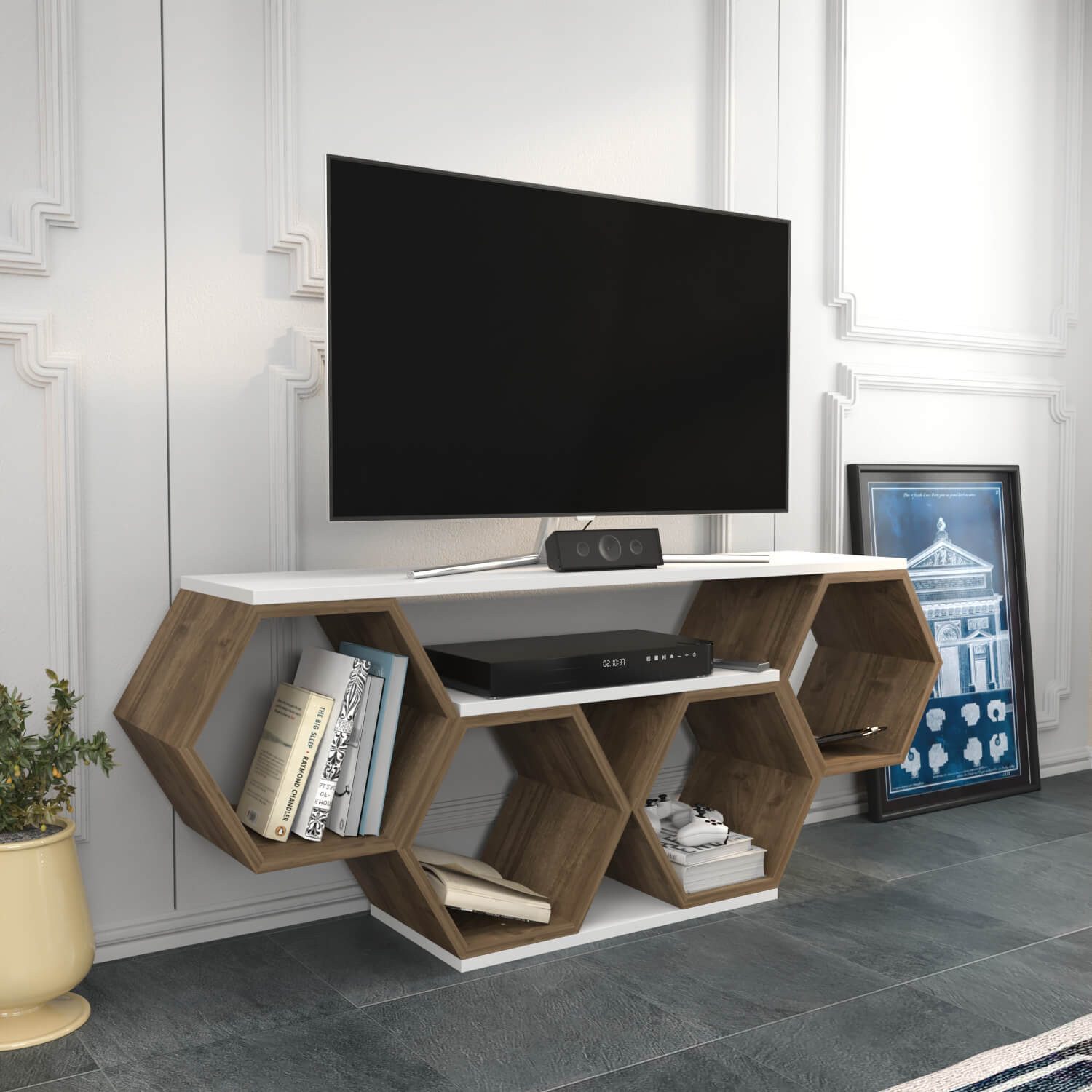 Decorotika Lowboard TV-Schrank Honig günstig online kaufen