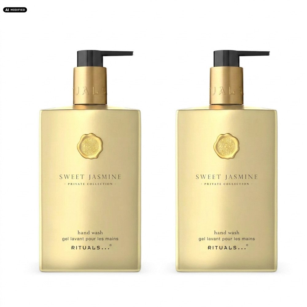 Rituals Flüssigseife Rituals Sweet Jasmine Hand Wash 2er Set, 1-tlg., Praktisches 2er Set für den Vorrat