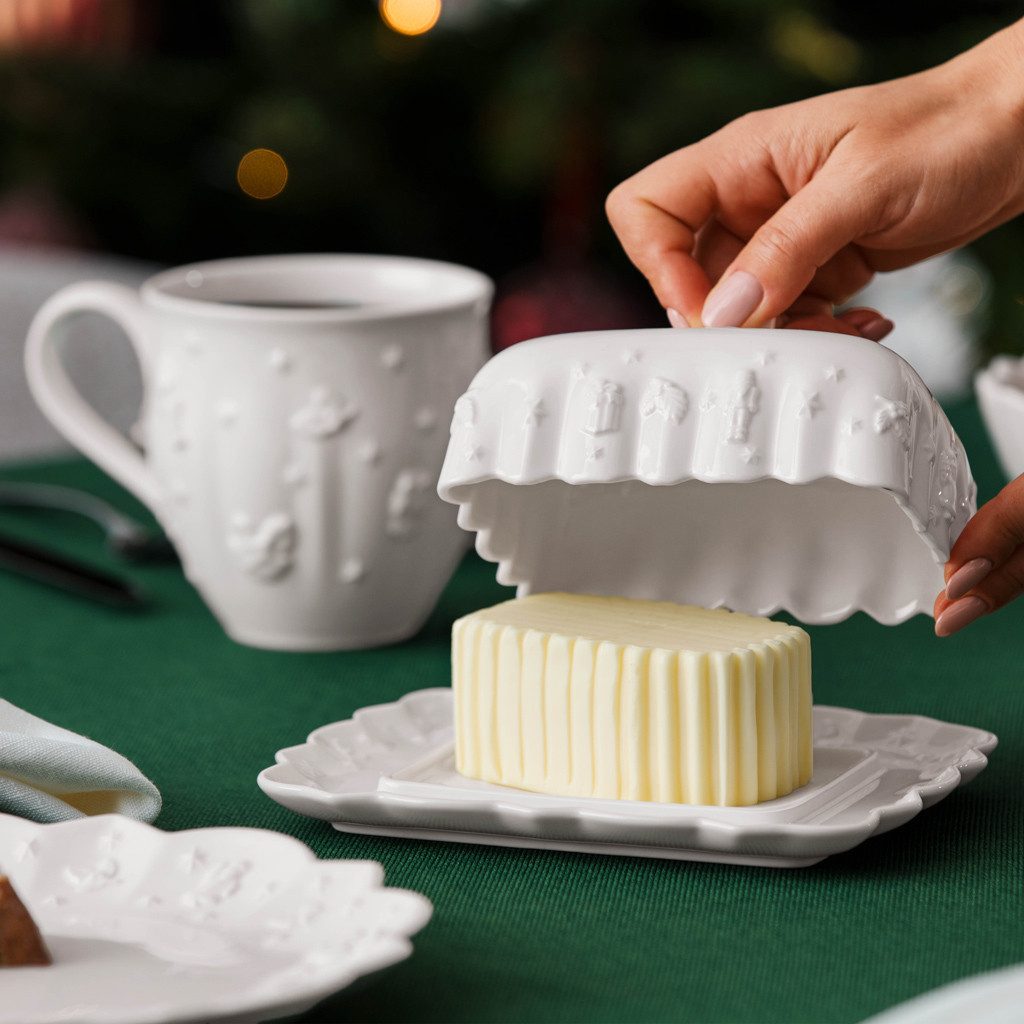 Villeroy & Boch Butterdose Toy's Delight Royal Classic Butterdose, Porzellan, (1-tlg), Premium Porcelain, 1 Stck, mikrow.- & spülm.sicher