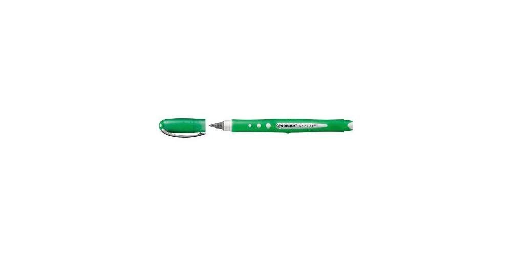 STABILO Tintenroller Tintenroller worker®+ colorful Strichstärke: 0,5 mm Schreibfarbe: grün