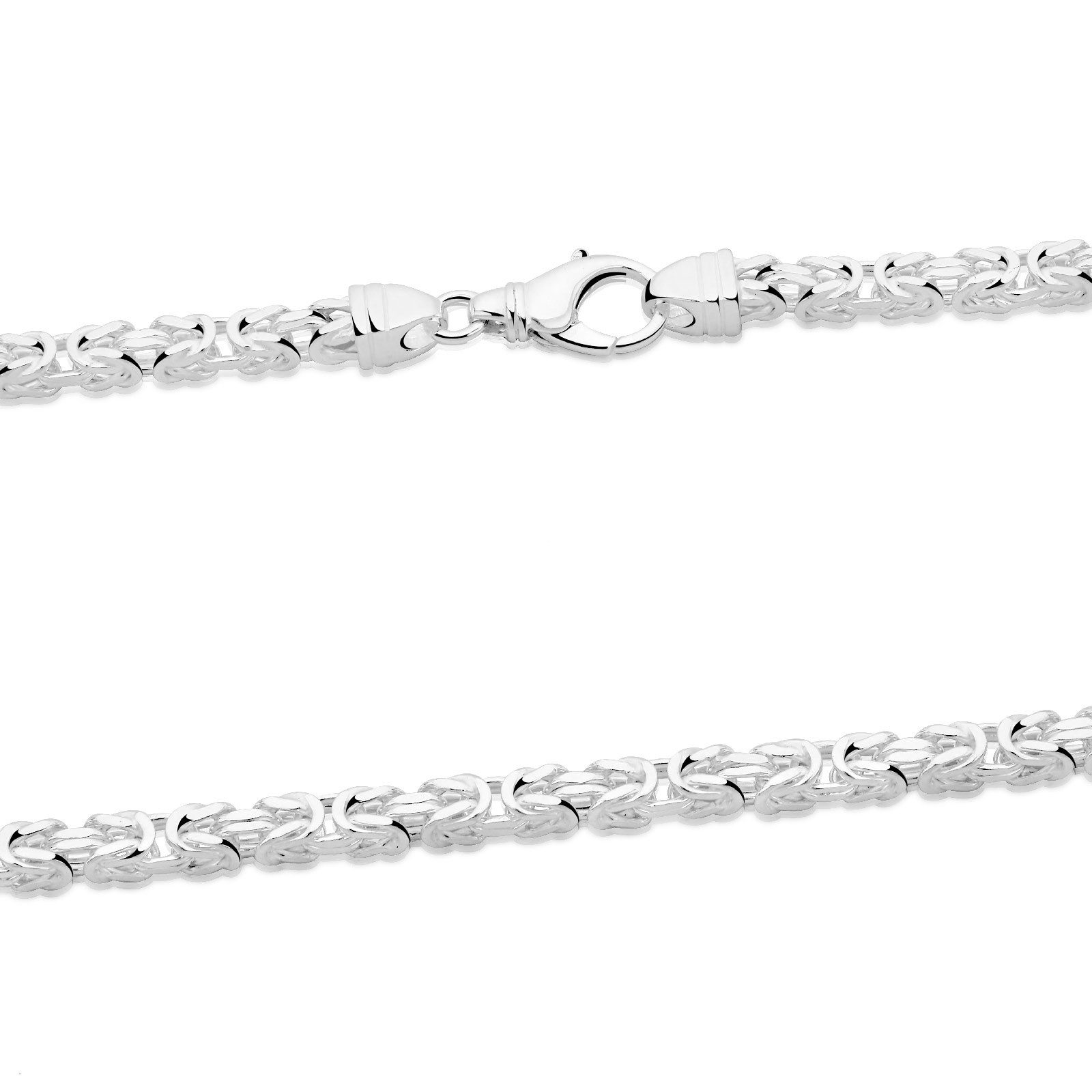 Tony Fein Königskette Königskette 5mm 925er Silber Massiv Diamantiert, Made günstig online kaufen