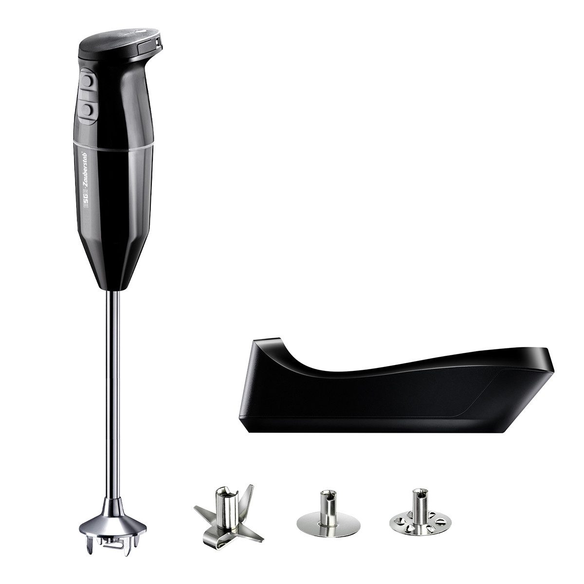 ESGE-Zauberstab Stabmixer ESGE-Zauberstab® cordless PRO Schwarz 95308 2 Akku, Stufe 1: 8.000 U/min, Stufe 2: 14.000 U/min Booster: 15.500 U/min