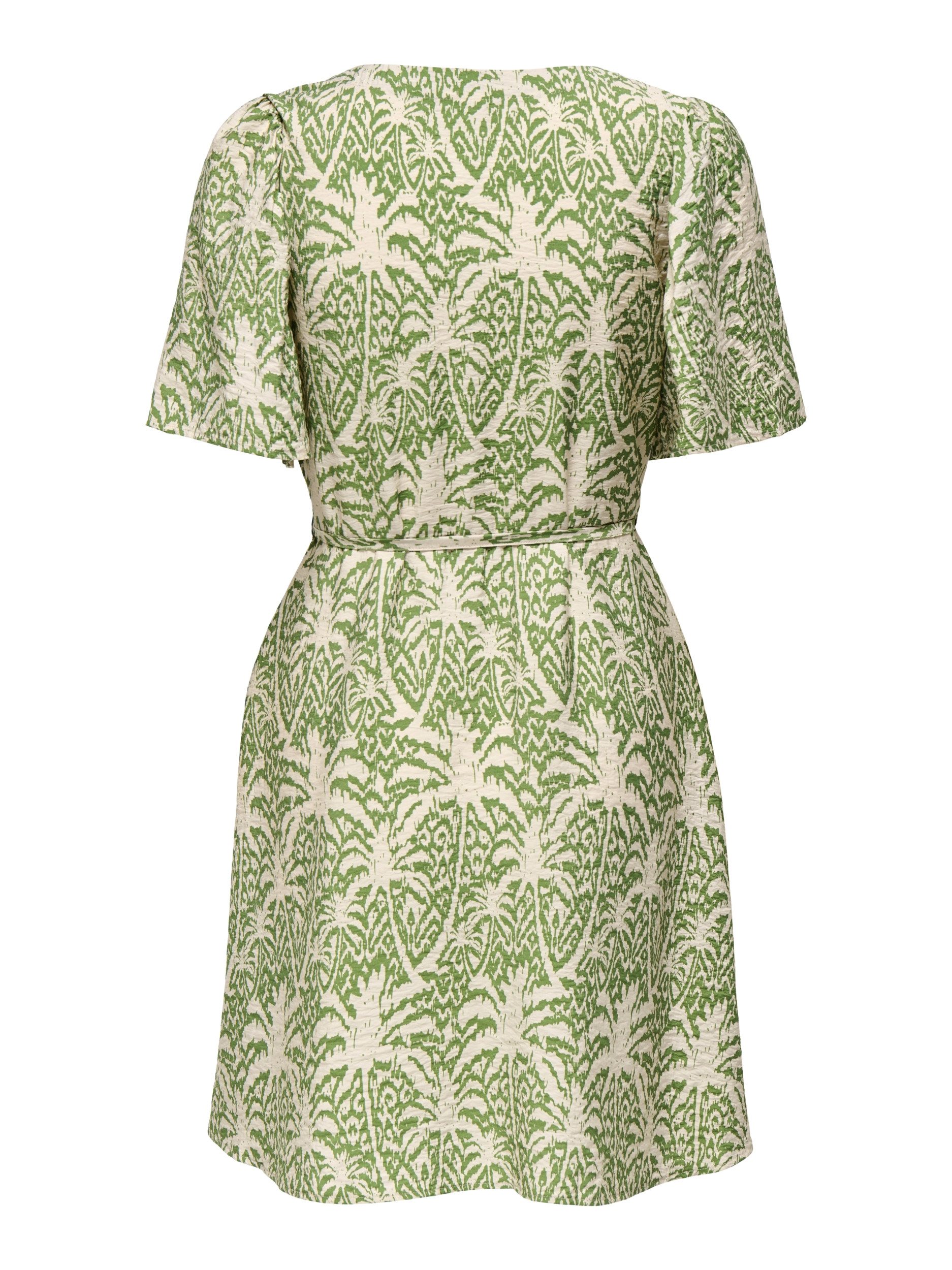 pieces Minikleid - sommerliches Minikleid mit Allover Muster