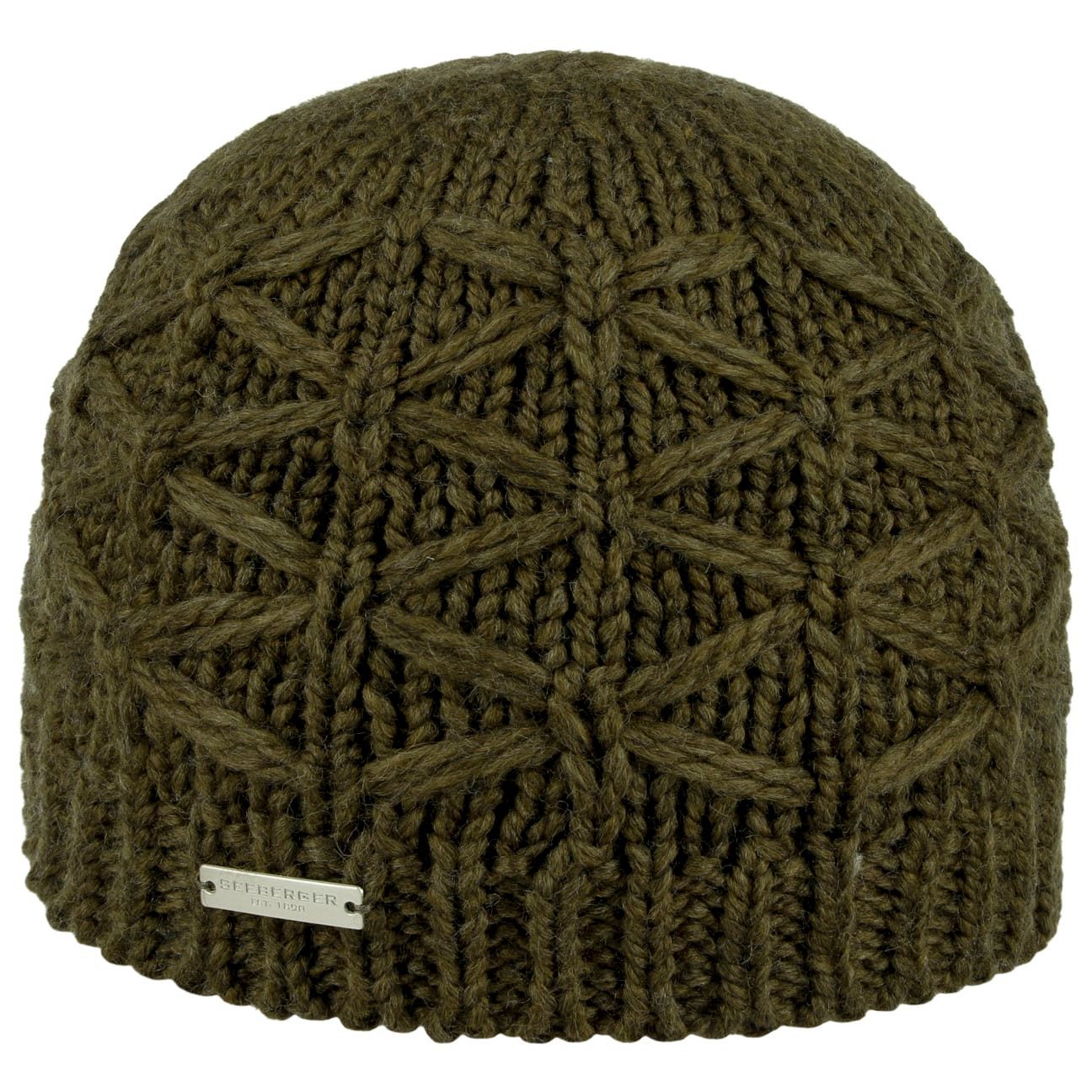 Seeberger Beanie (1-St) Damenmütze mit Futter