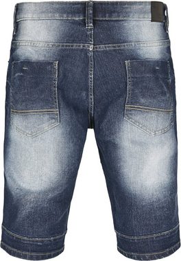 Southpole Stoffhose Southpole Herren Biker Denim Shorts (1-tlg)