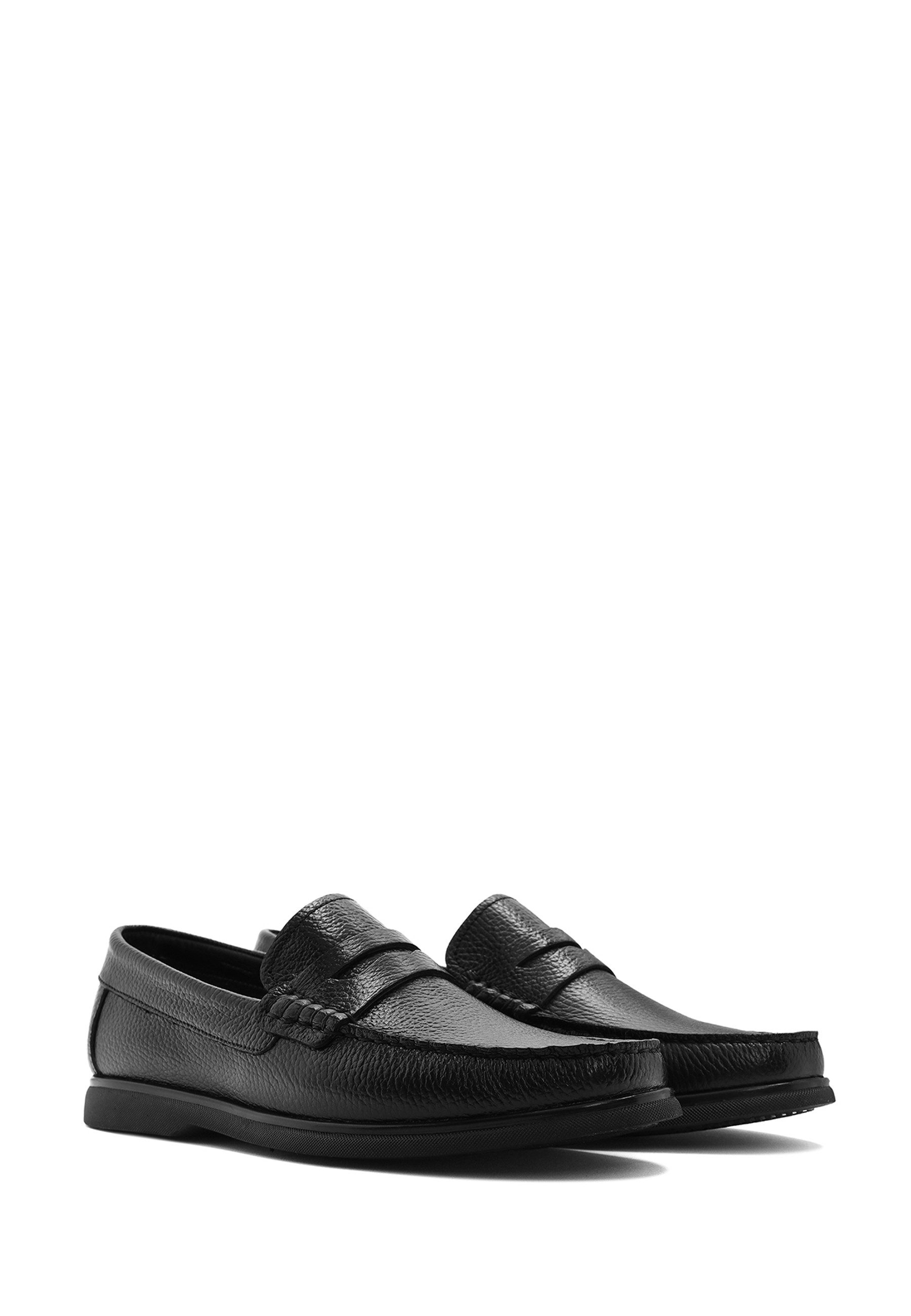 Derimod Lässige Loafer aus Leder Loafer Echtes Leder, Lederfutter, Gummisohle, Slip-On Design