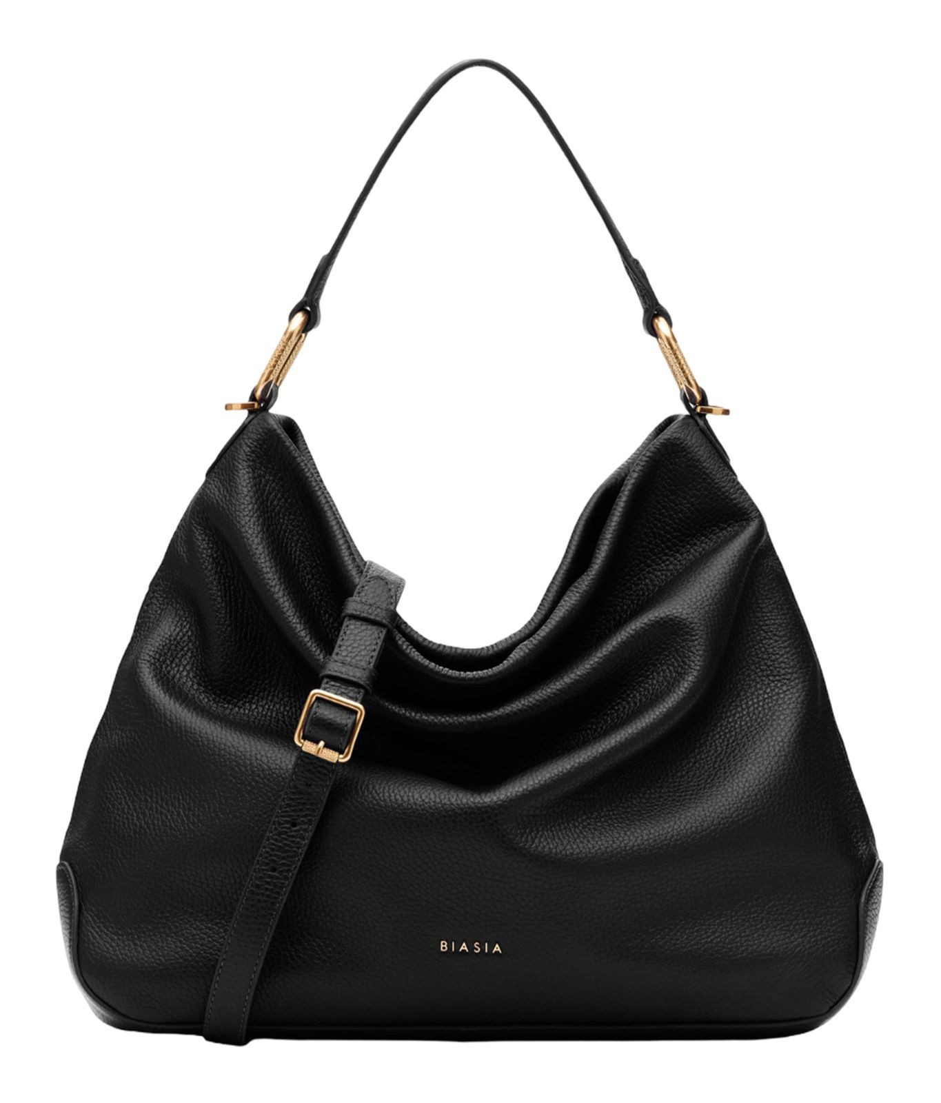 BIASIA Schultertasche Hobo Bag, aus echtem Leder