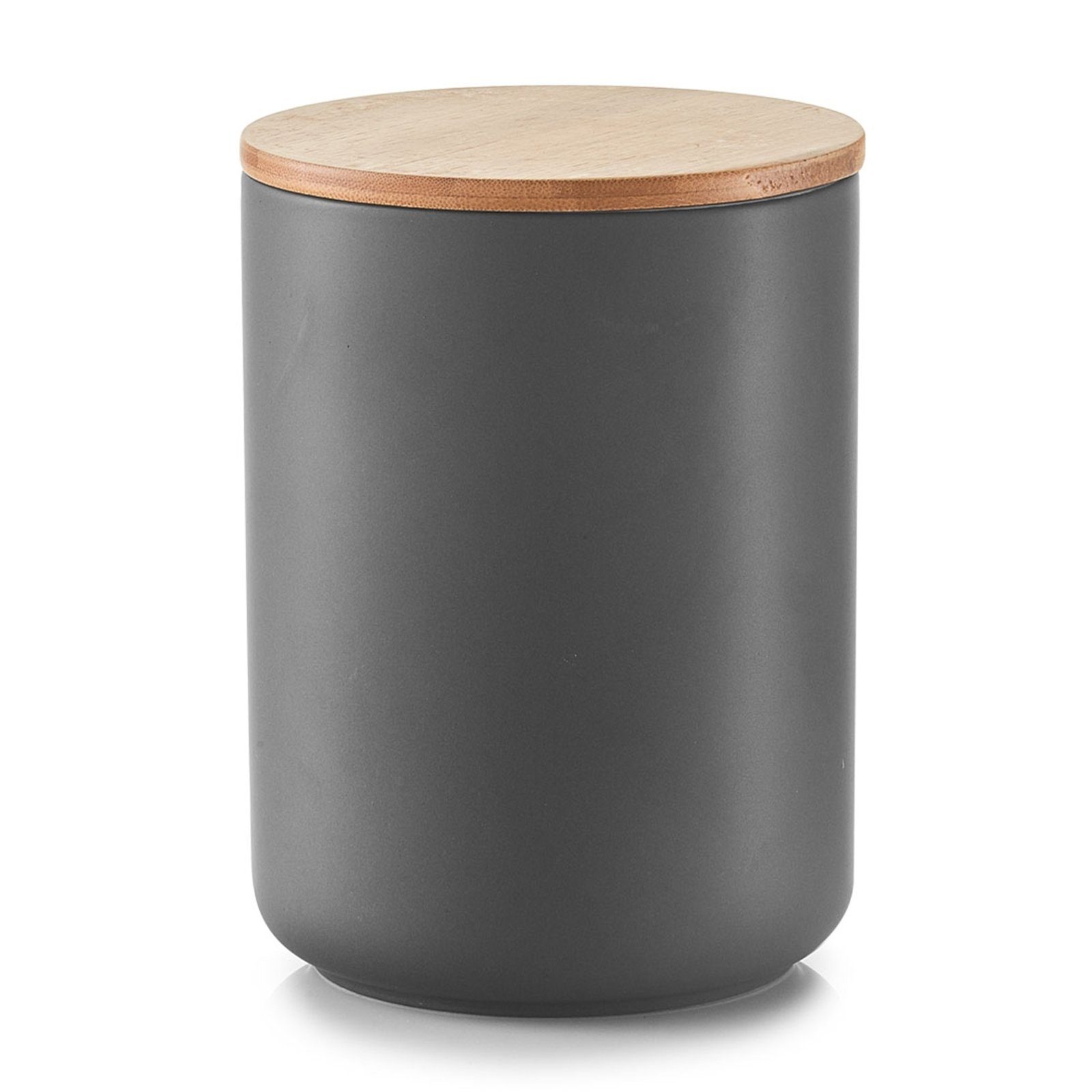 Neuetischkultur Vorratsdose Vorratsdose mit Bambusdeckel, Keramik, (Stück, 1-tlg., 1 Vorratsdose mit Bambusdeckel ohne Dekoration), Keramikdose