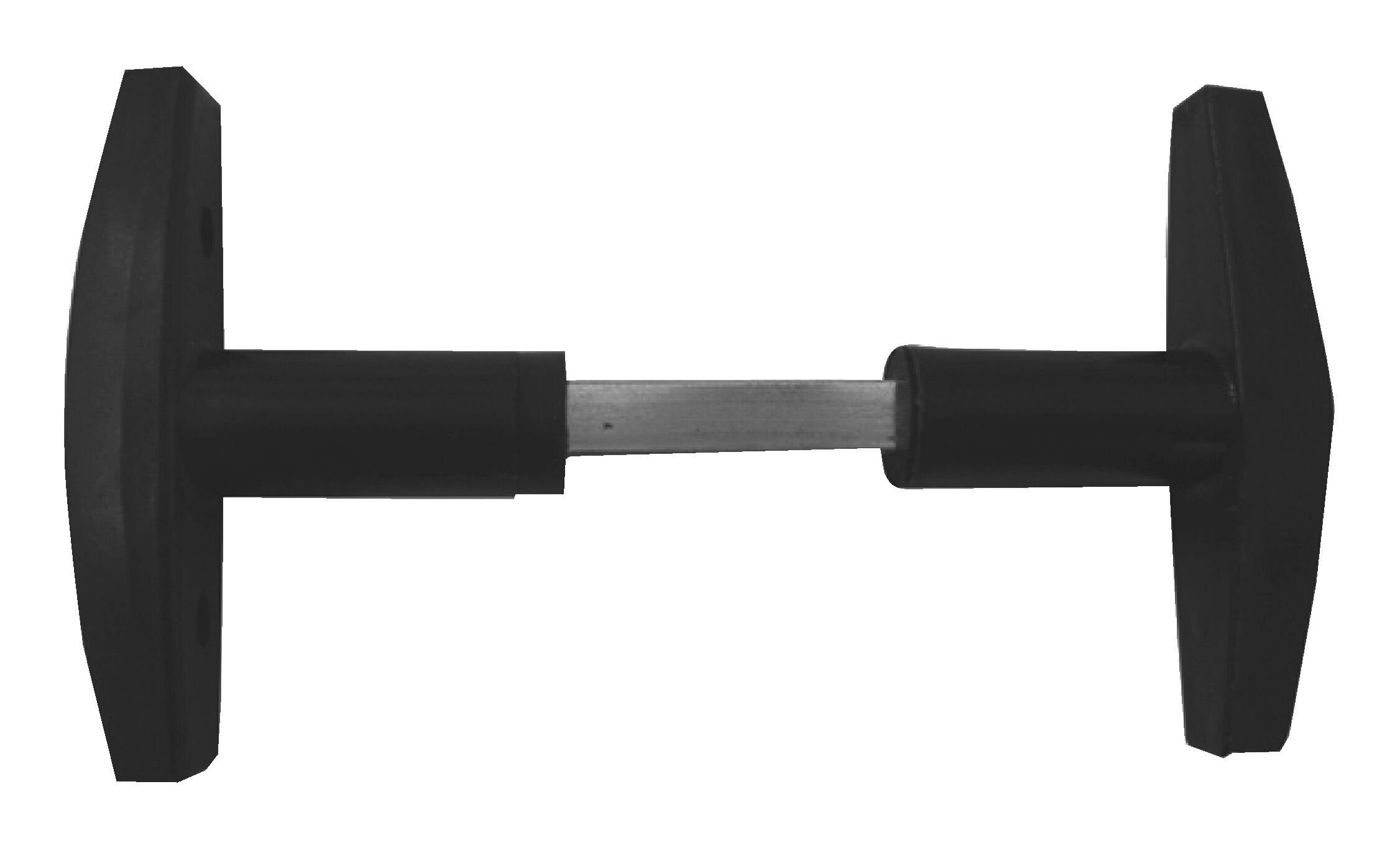 Bever & Klophaus Einsteckschloss, Garagentor-Olivengarnitur 8407 8 mm schwarz