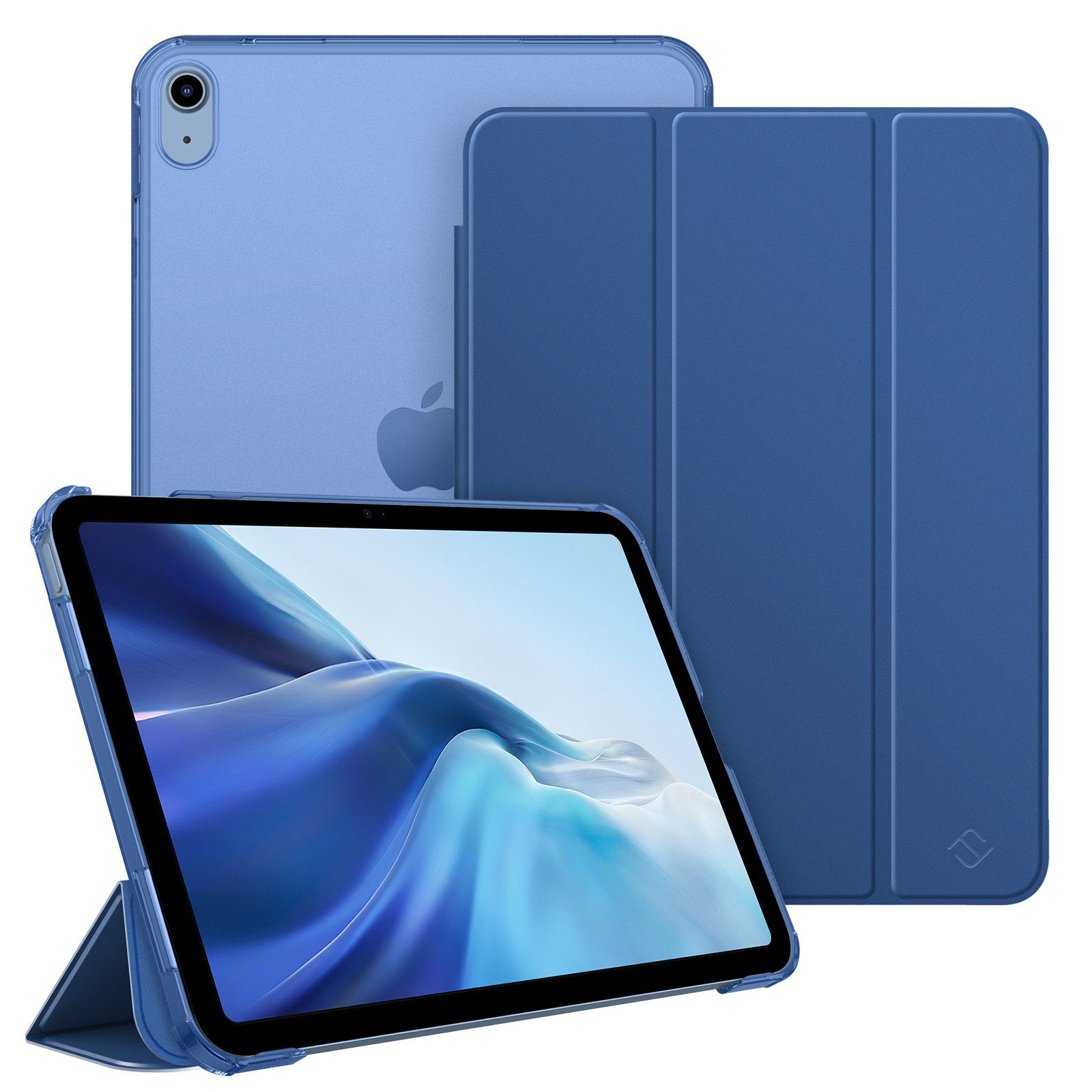 Fintie Tablet-Hülle für iPad 11. Generation 2025 (A16) 11 Zoll, iPad 10. Generation 2022 10.9 Zoll, Ultradünn Case mit transparenter Rückseite Abdeckung, Auto Schlaf/Wach