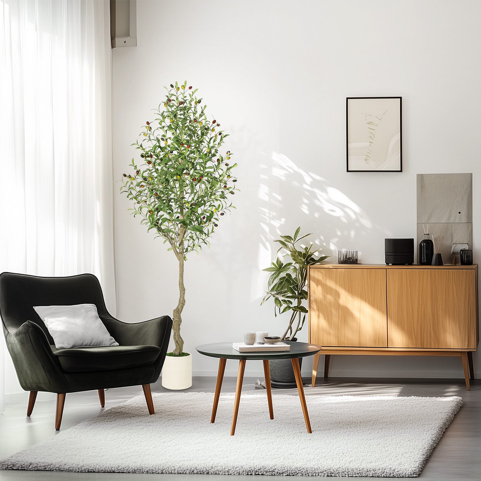 Kunstbaum Künstliche Olivenbäume für den Innenbereich,1.5/1.8 günstig online kaufen
