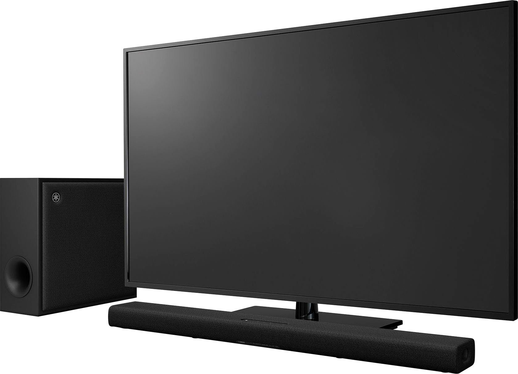 Yamaha TRUE X BAR 50A Soundbar Stereo (Bluetooth, WLAN (WiFi), 280 W, mit externem Subwoofer)
