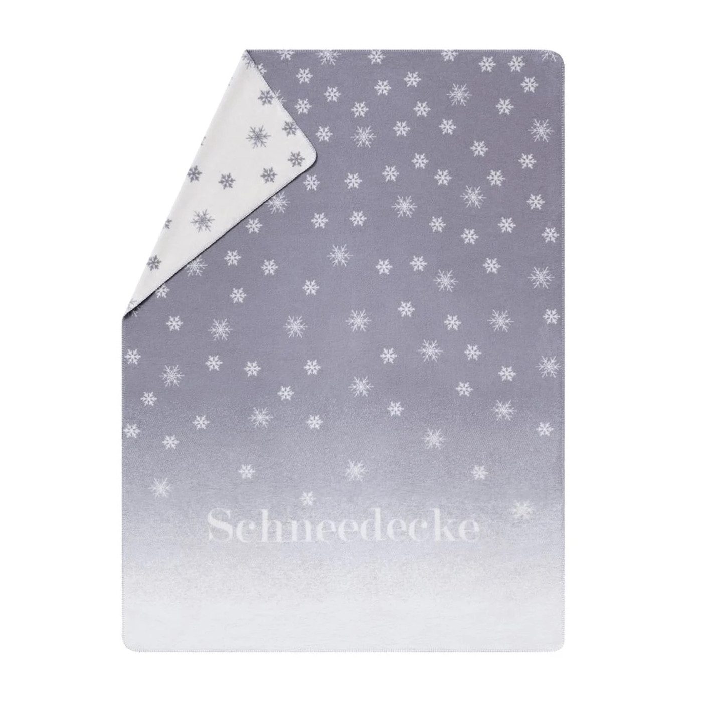 Wohndecke Fussenegger Wohndecke Savona Schneedecke grau 150x200, DAVID FUSSENEGGER, Edle Kuscheldecke aus 50% recycelter Baumwolle