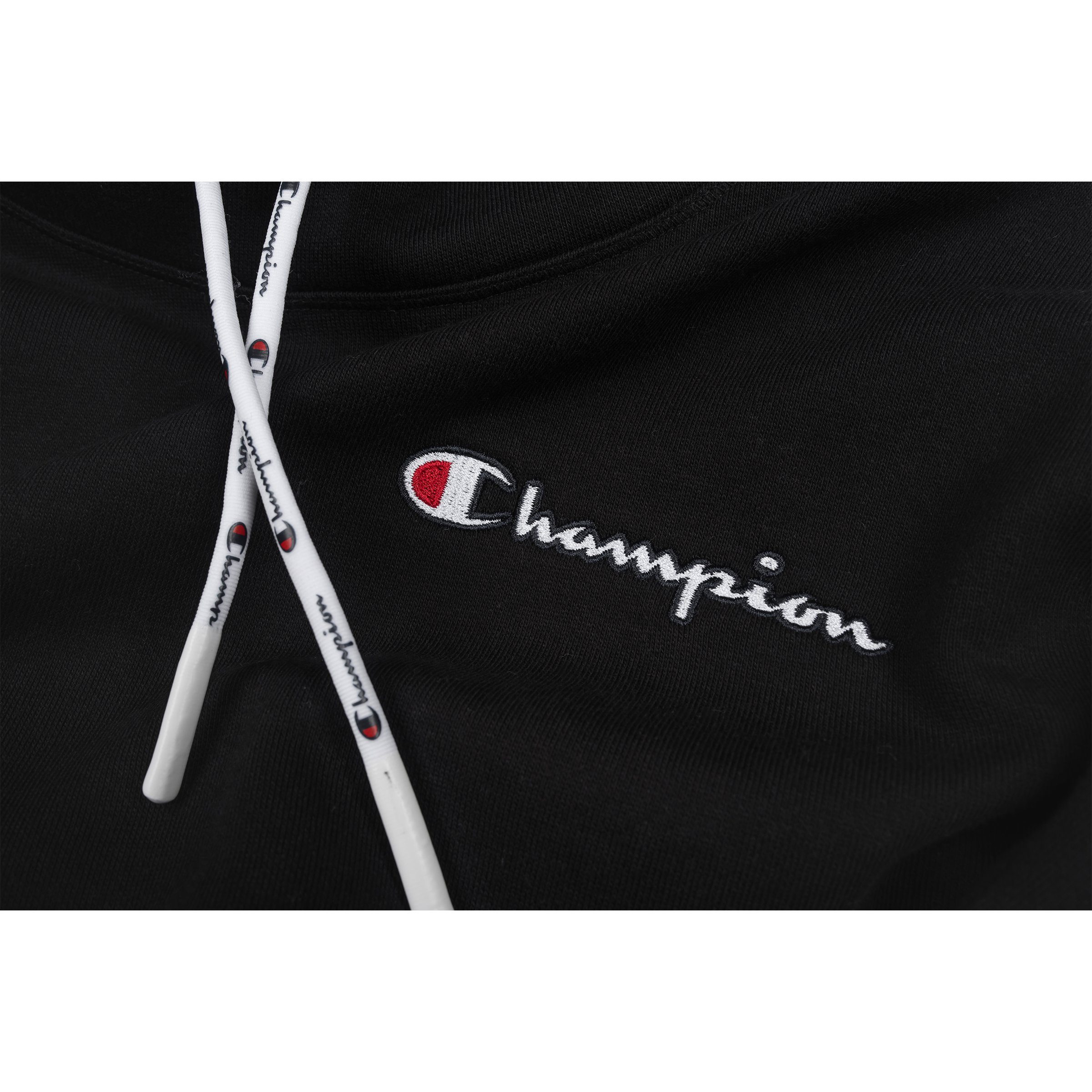schwarz Hooded Damen 113186 (nbk) Kapuzenpullover Champion Hoodie Champion Sweatshirt