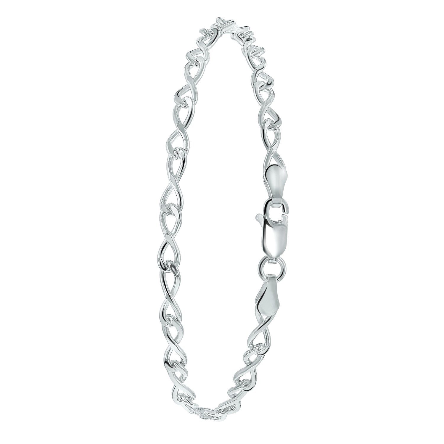 LUCARDI Gliederarmband Armband - 925 Silber - Silber - Damen