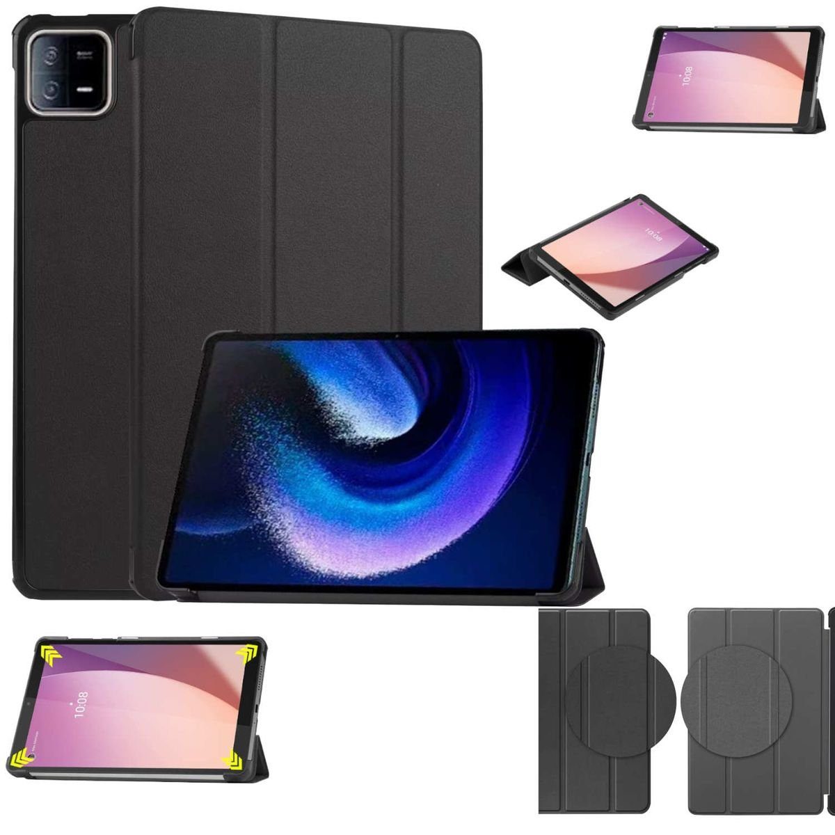 Wigento Tablet-Hülle Für Xiaomi Pad 6 / 6 Pro 11 Tablet Tasche 3folt Wake UP Smart Cover